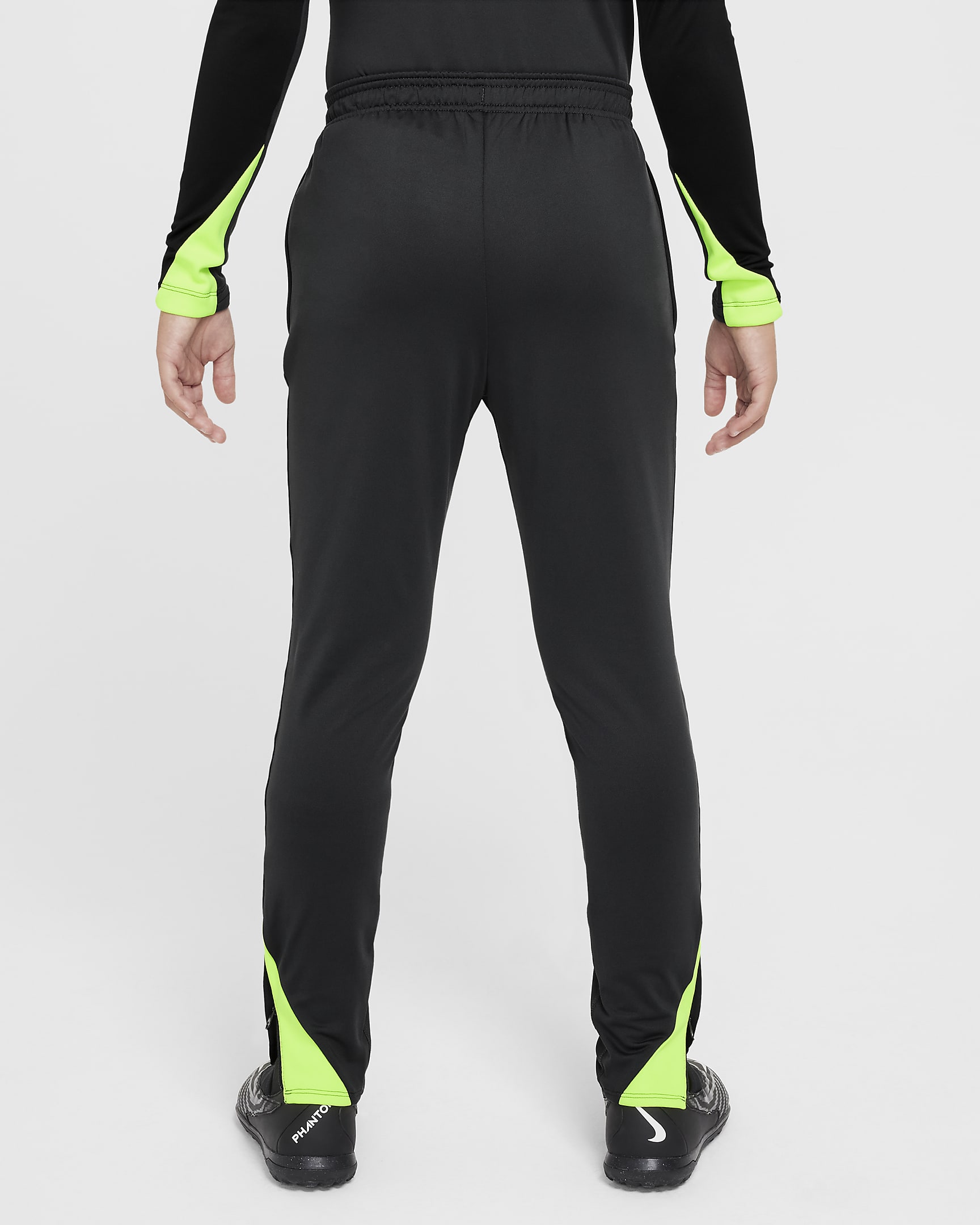 Pantalon de foot Nike Dri-FIT Strike pour ado - Anthracite/Volt/Volt