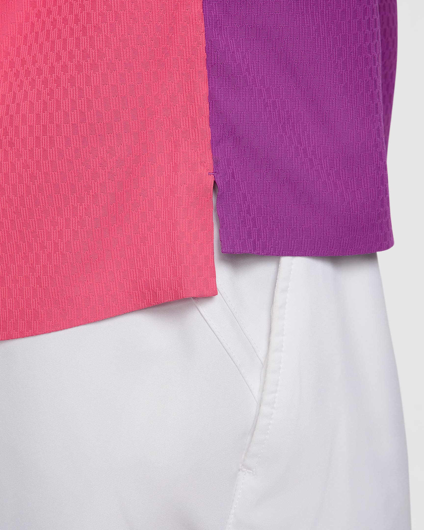 NikeCourt Slam Ultimate Polo de tenis Dri-FIT ADV - Hombre - Hot Fuchsia/Aster Pink/Mystic Hibiscus/Blanco