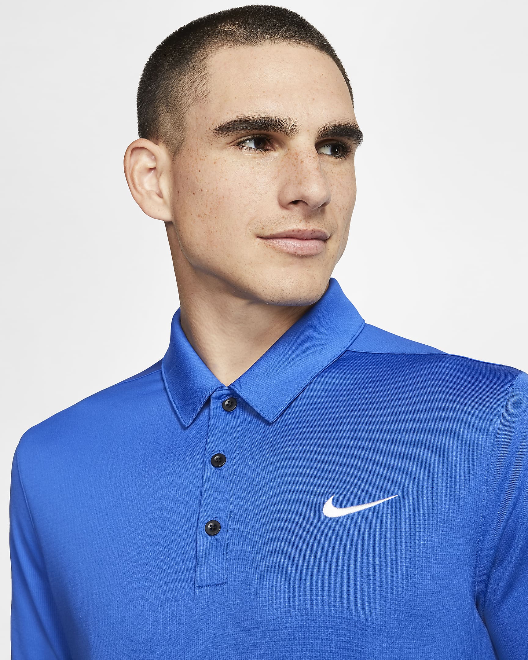 Nike Men's Football Polo - Game Royal/Black/White