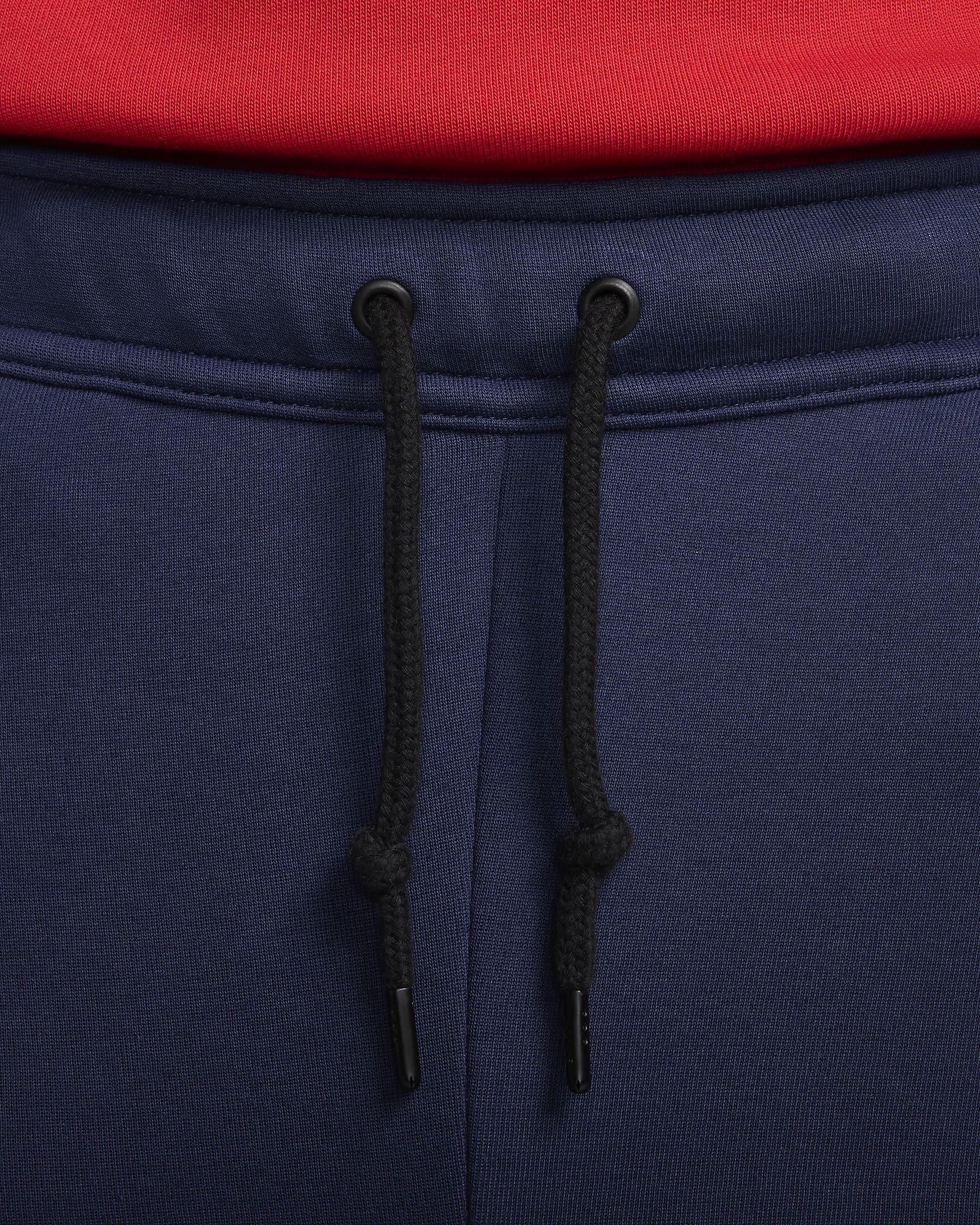 Calças desportivas de futebol Nike Tech Fleece Paris Saint-Germain para homem - Midnight Navy/Branco