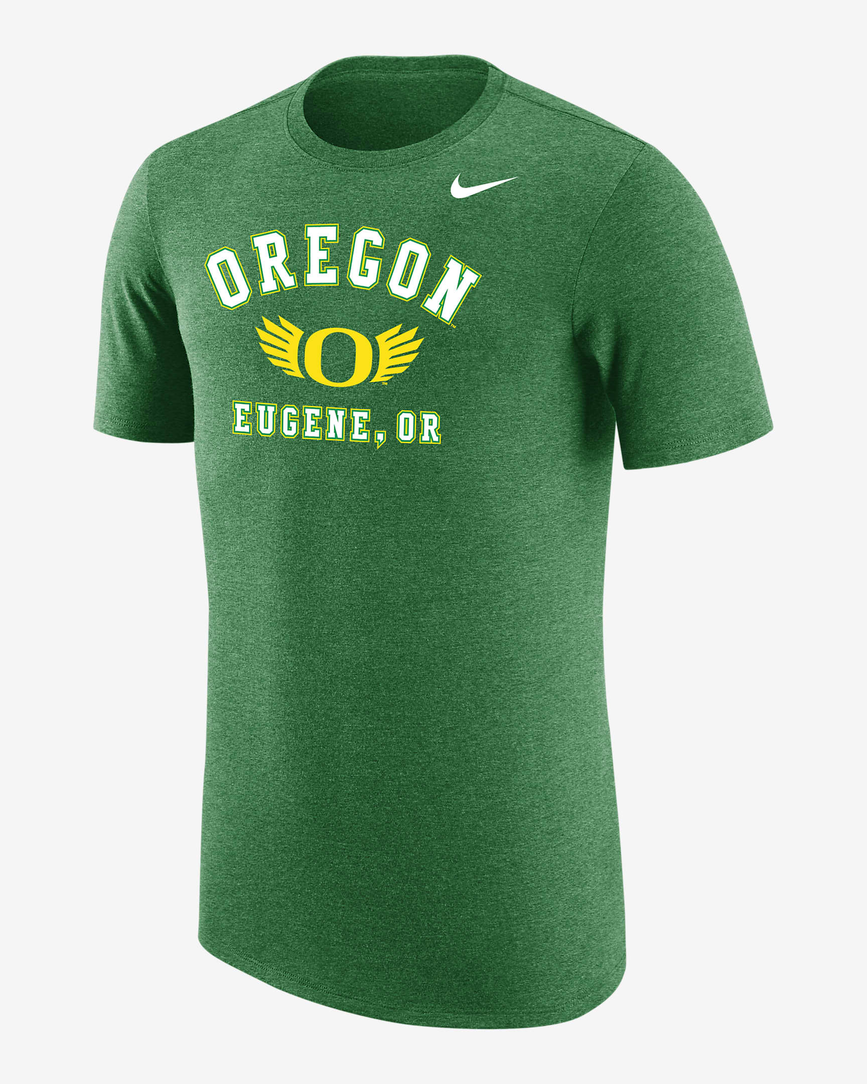 Oregon Men's Nike College T-Shirt - Kelly Green