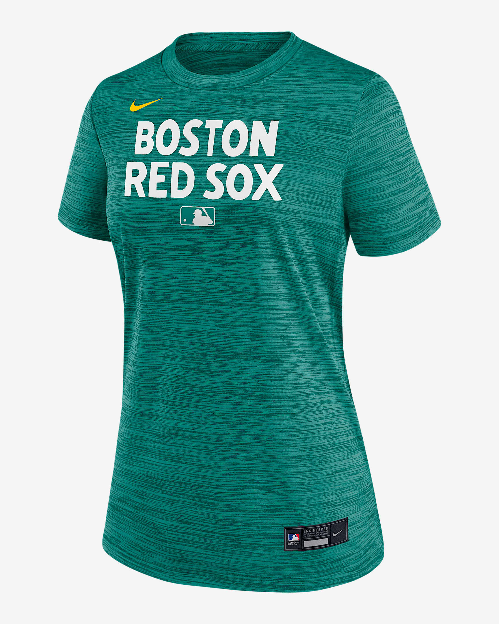 Playera Nike Dri-FIT de la MLB para mujer Boston Red Sox Authentic Collection City Connect Velocity - Azul