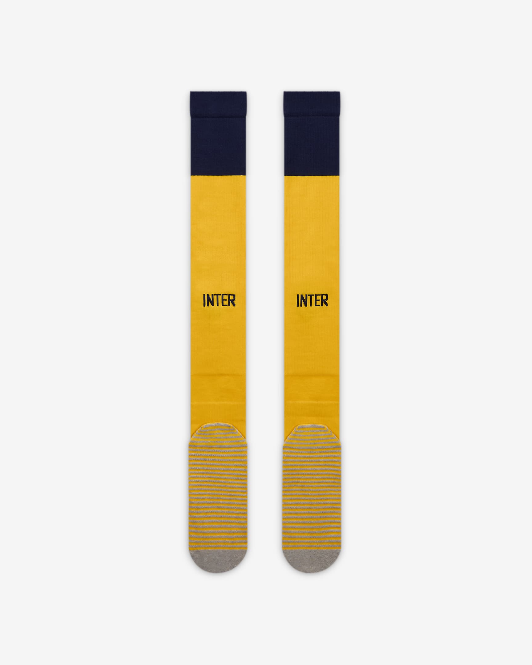 Inter Milan 2024/25 Strike Third Nike Fußball-Kniestrümpfe - University Gold/Blackened Blue/Blackened Blue