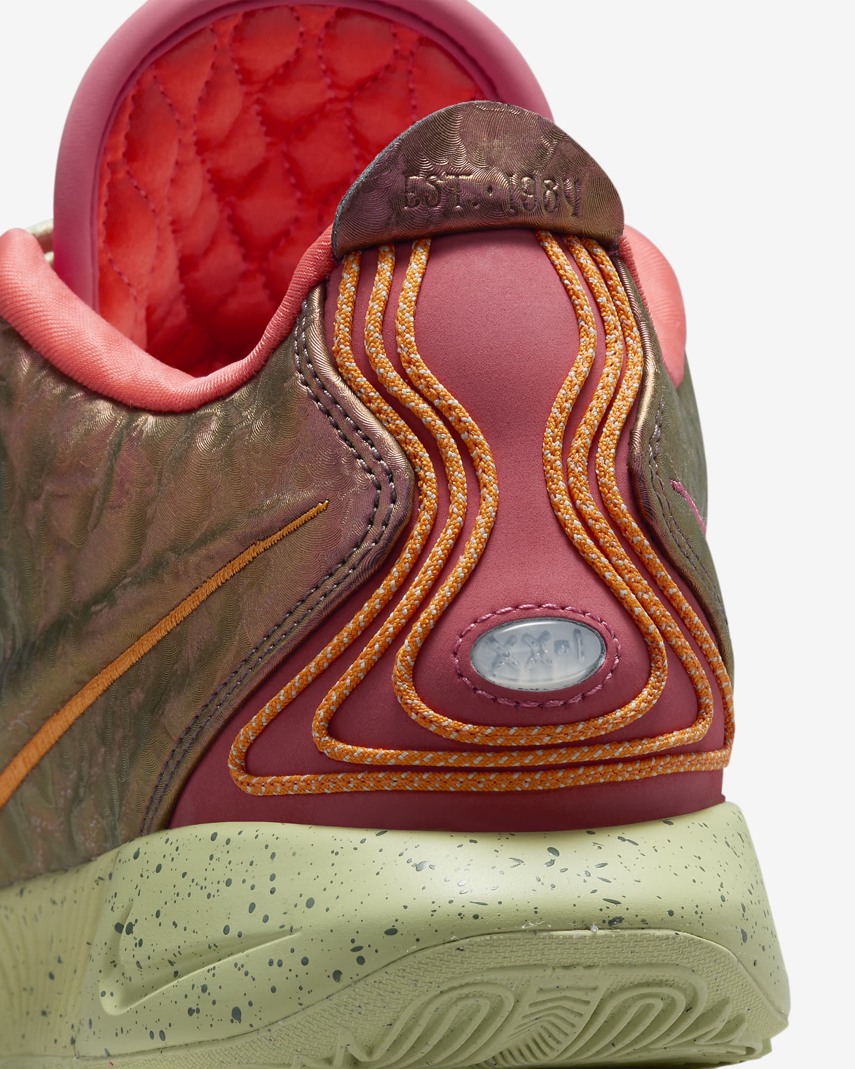 LeBron XXI "Queen Conch" EP Basketball Shoes - Ember Glow/Campfire Orange/Dark Russet/Elemental Gold