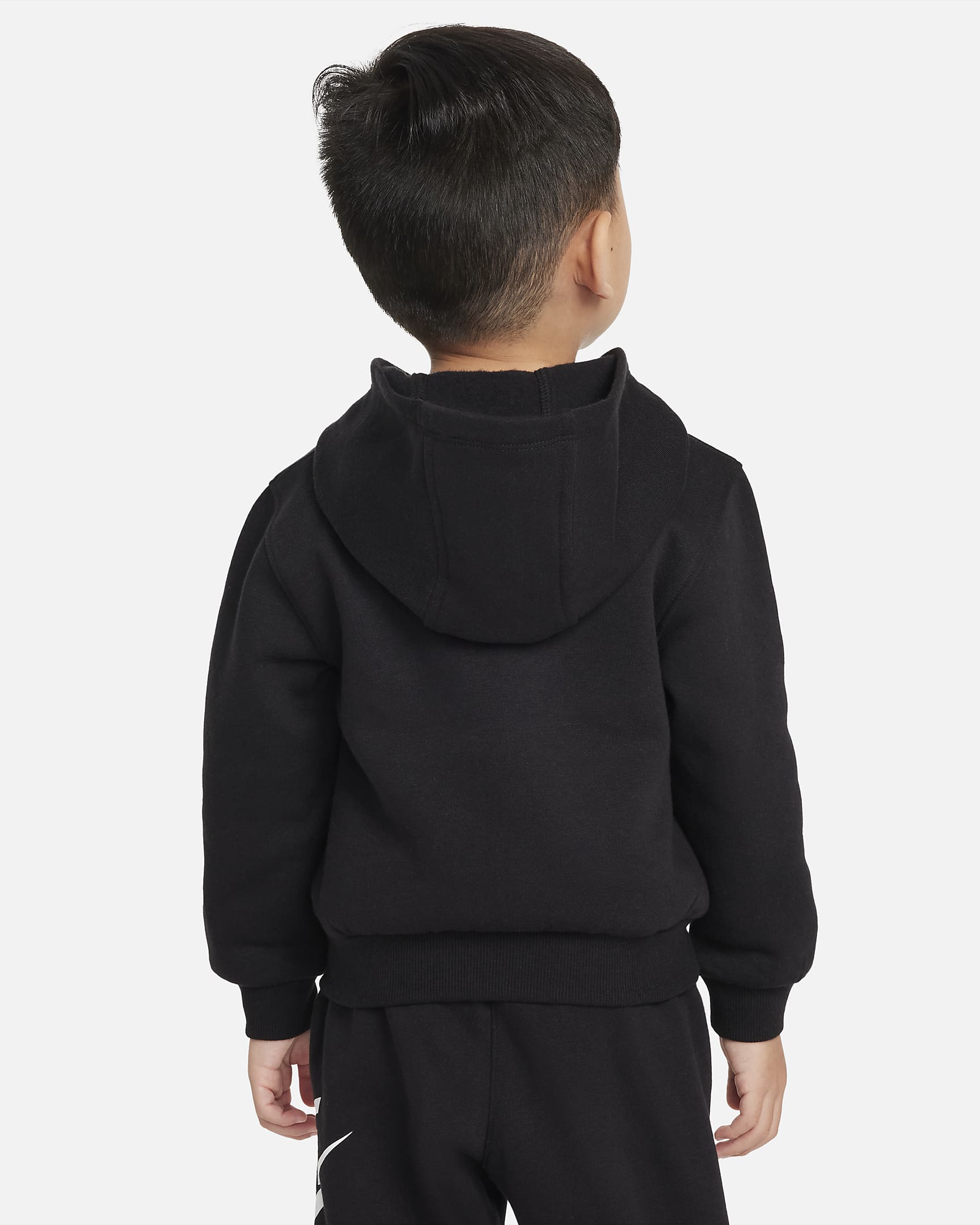 Nike Sportswear Club Fleece Toddler Full-Zip Hoodie - Black