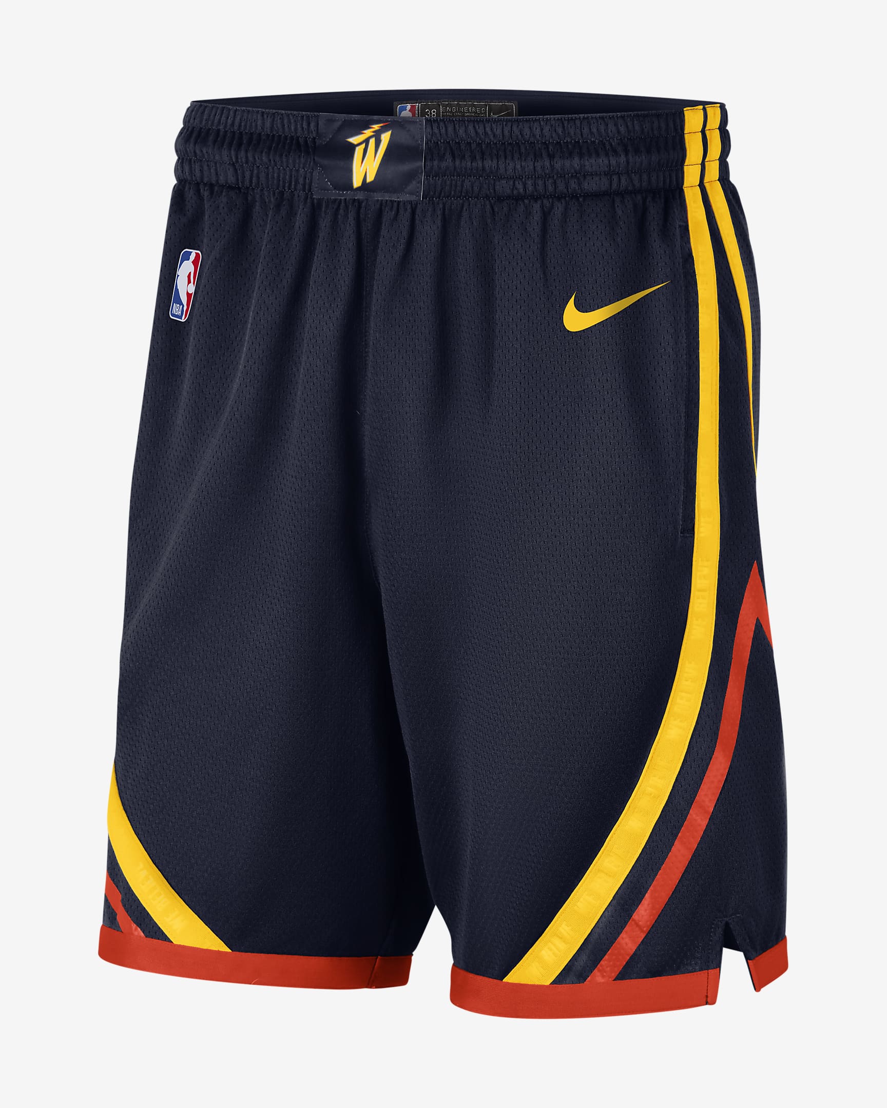 Golden State Warriors City Edition 2020 Men's Nike NBA Swingman Shorts ...