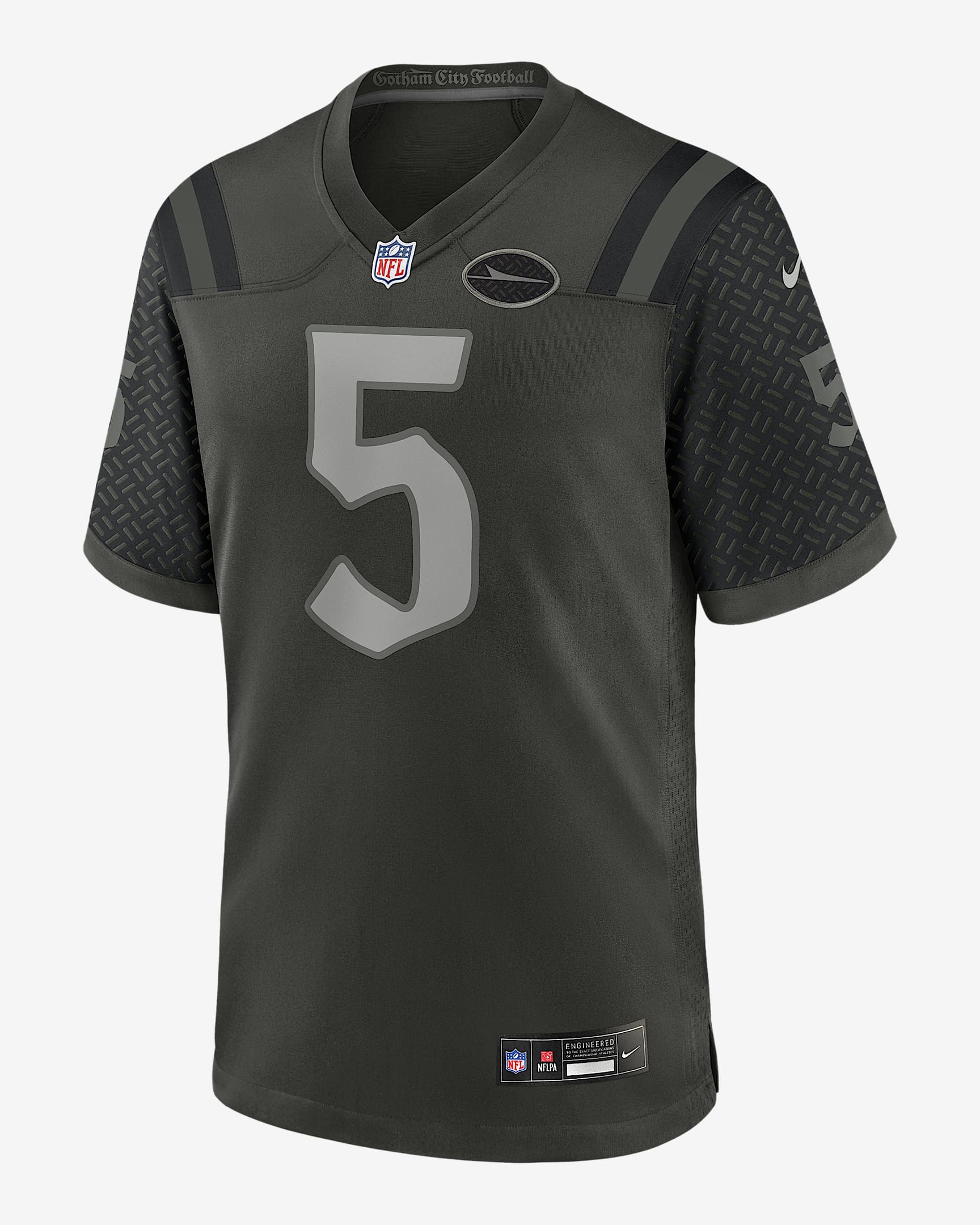 Garrett Wilson New York Jets Rivalries Collection Men’s Nike NFL Game Jersey - Green