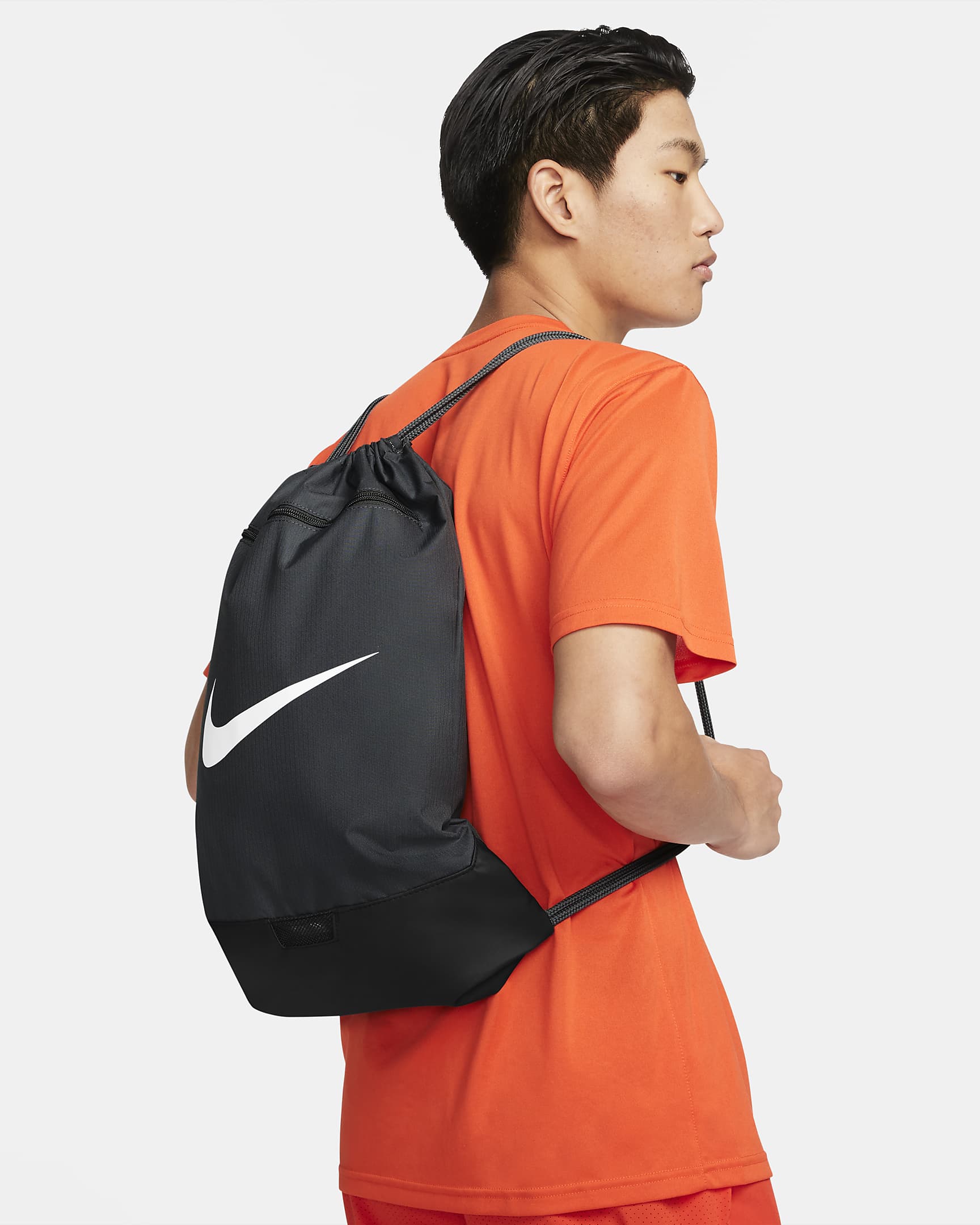 Nike Brasilia 9.5 Training Gymsack (18L) - Iron Grey/Black/White