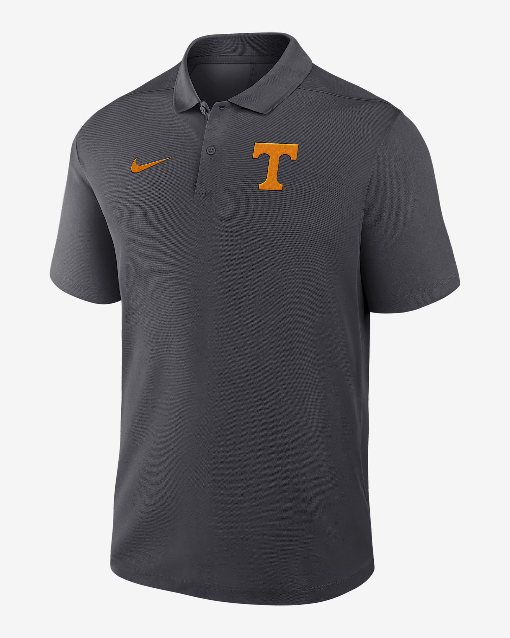 Tennessee Primetime Victory Primary Logo Men's Nike Dri-FIT College Polo - Anthracite