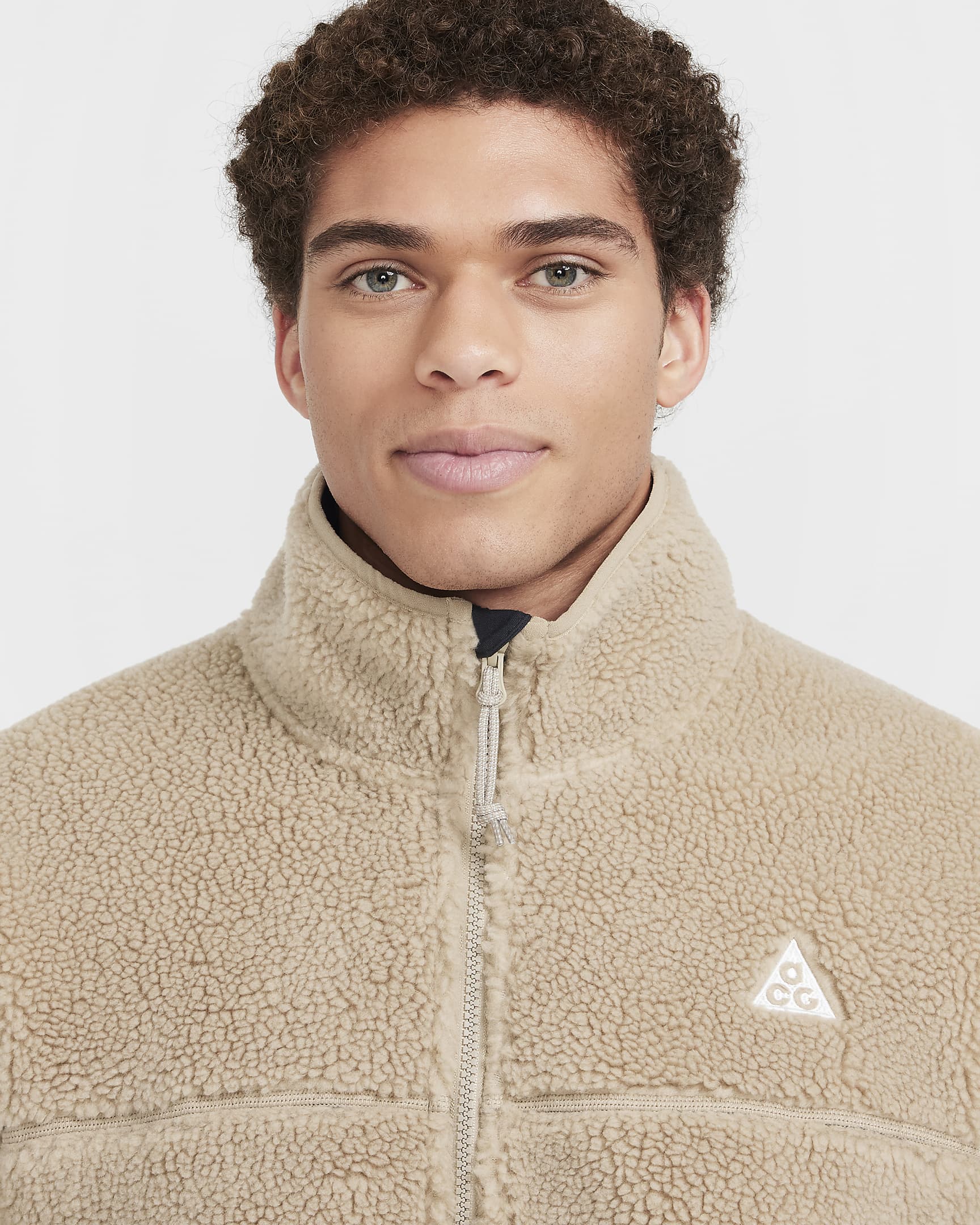 Veste coupe-vent Therma-FIT ADV Nike ACG « Canwell Glacier » pour homme - Khaki/Summit White