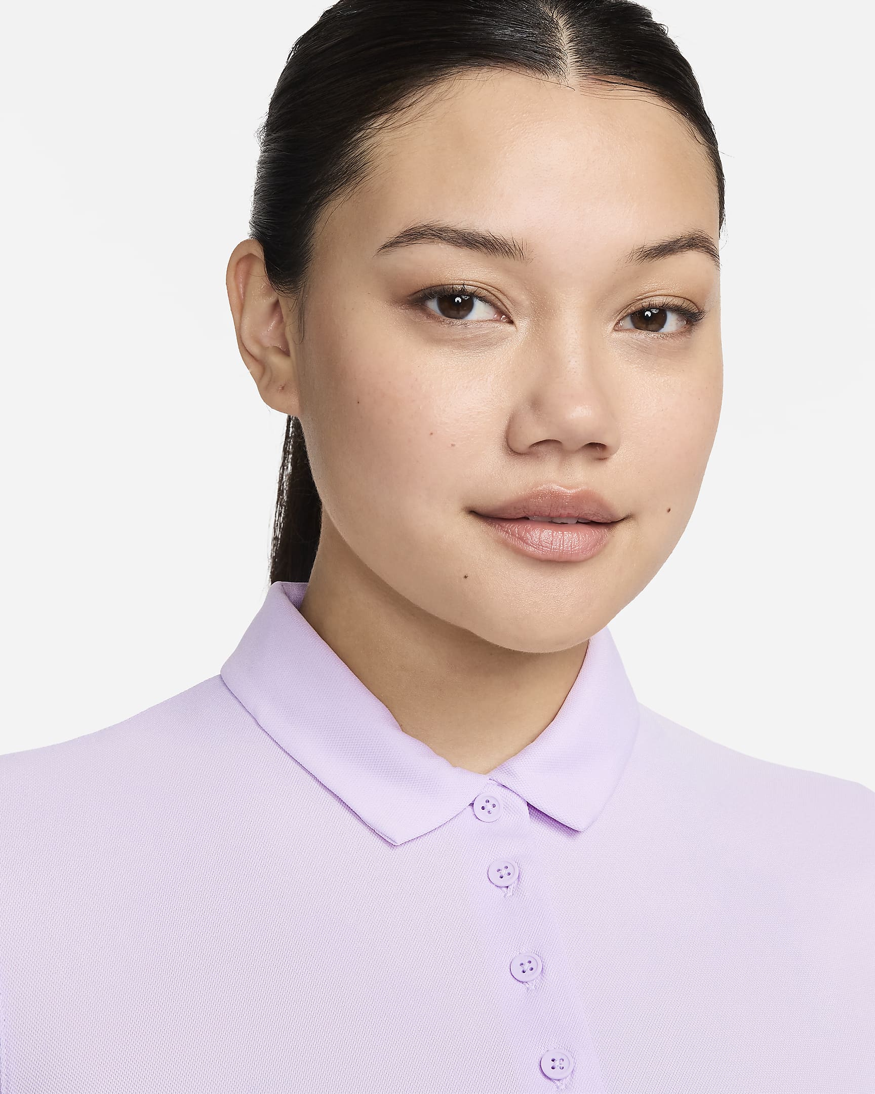 Nike Dri-FIT Victory Golf-Poloshirt für Damen - Violet Mist/Schwarz