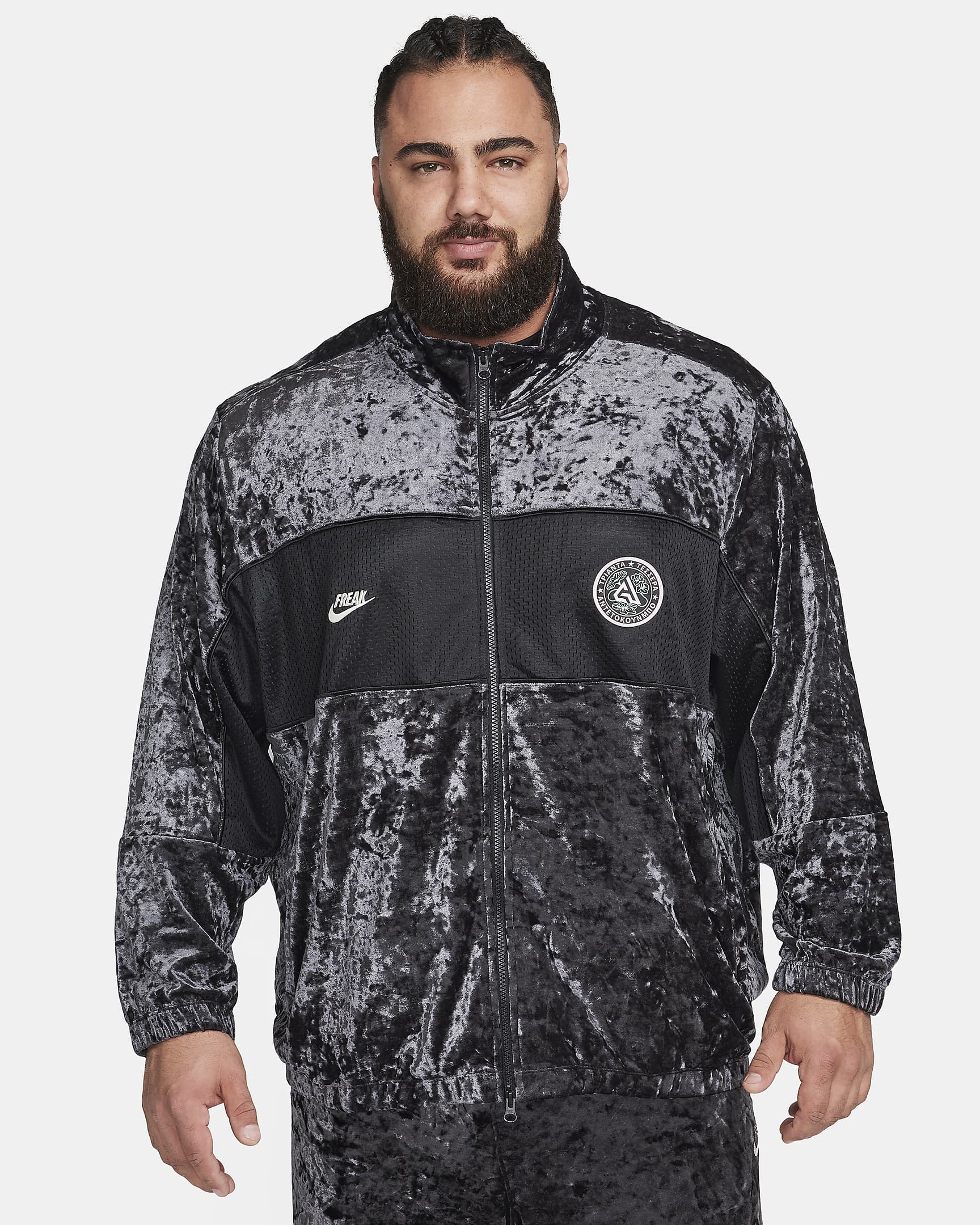 Giannis Men's Velour FullZip Jacket. Nike UK