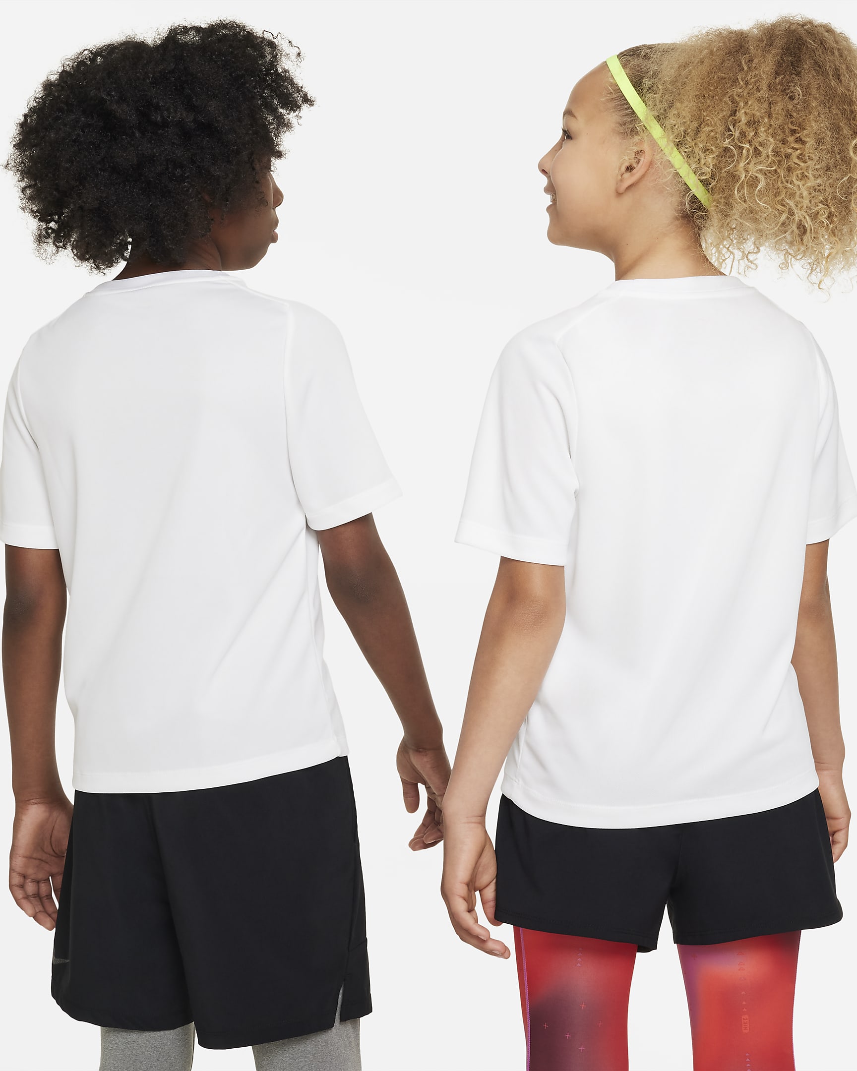 Nike Multi Older Kids' (Boys') Dri-FIT Training Top - White/Black