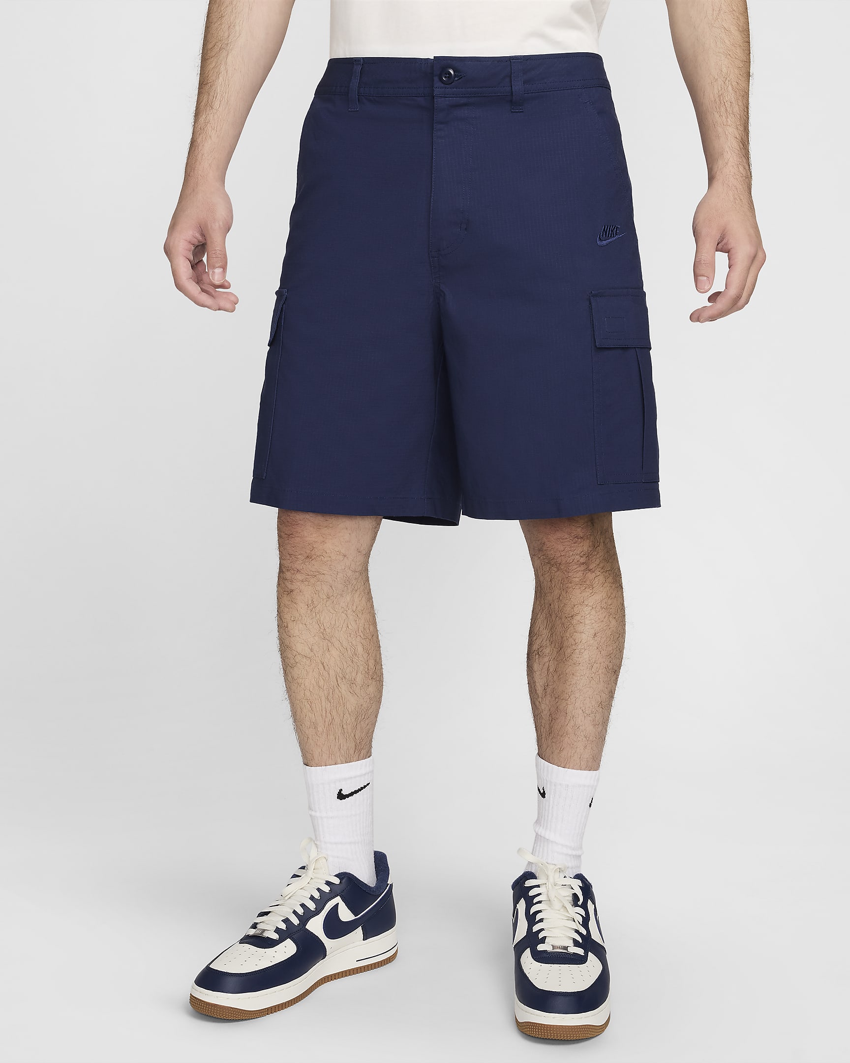 Nike Club Men's Woven Cargo Shorts - Midnight Navy/Midnight Navy