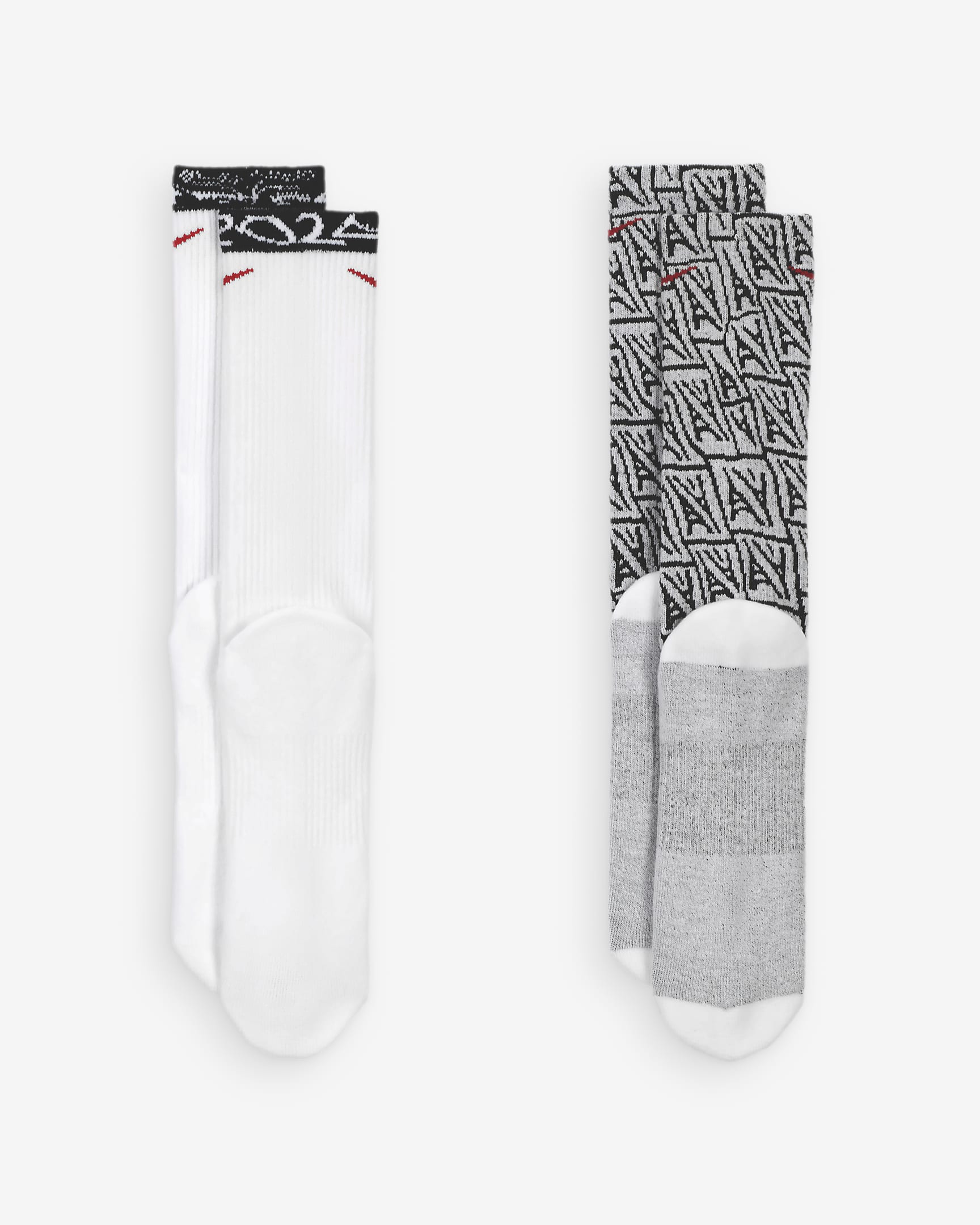 Japan Everyday Nike gepolsterte Socken (2 Paar) - Multi-Color