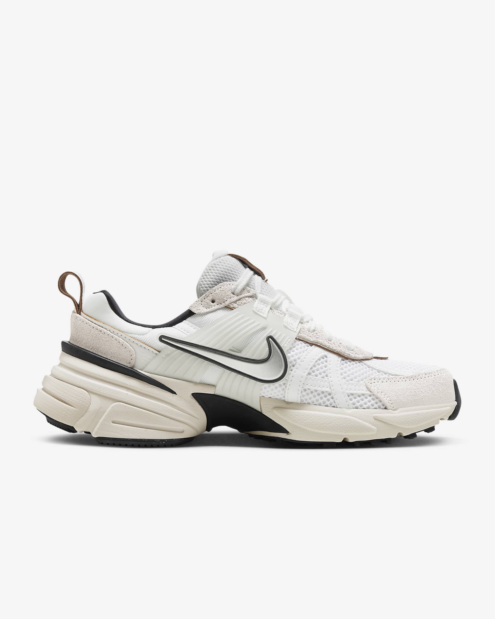 Nike V2K Run Shoes - Summit White/White/Light Orewood Brown/Chrome