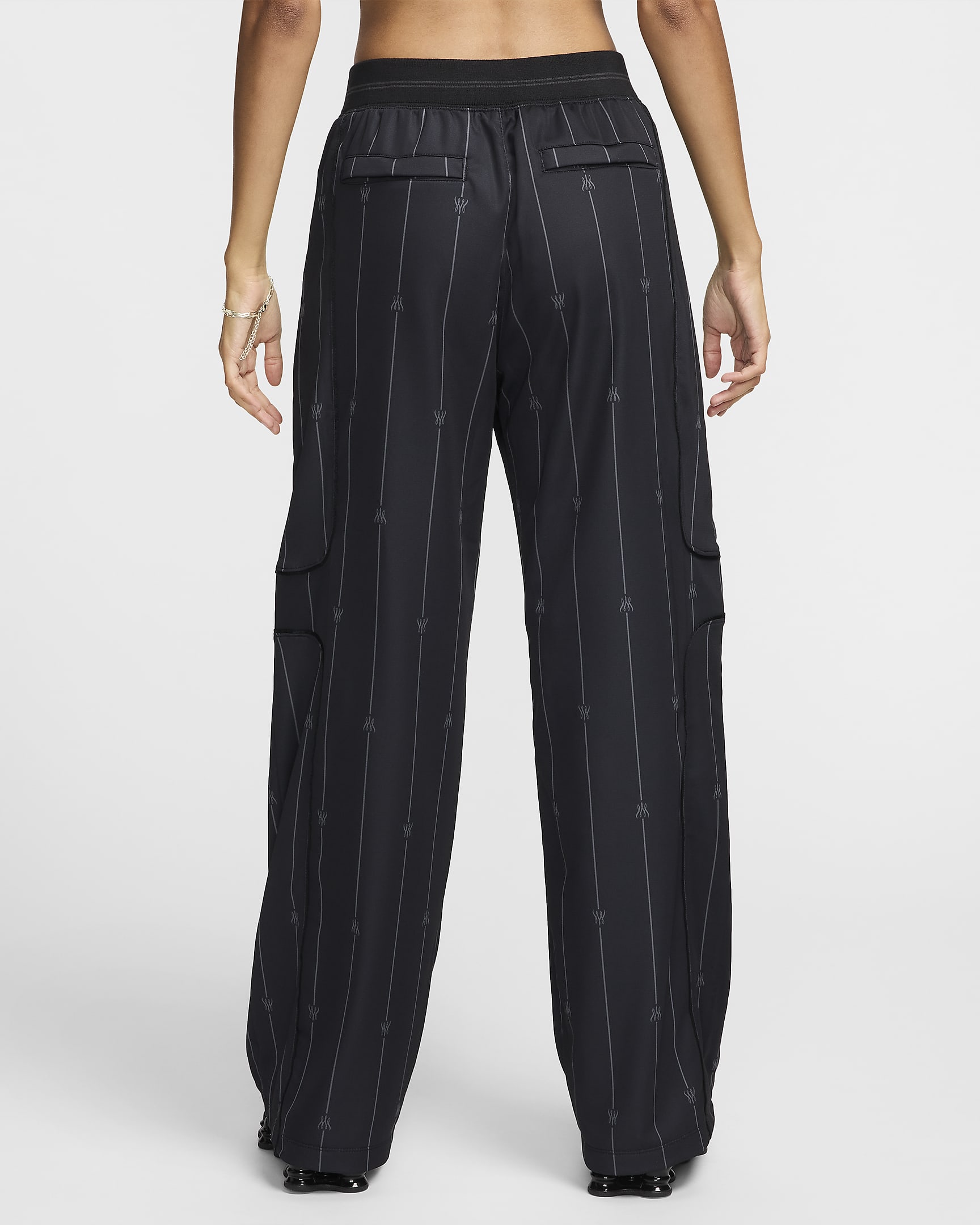 Serena Williams Design Crew Women's Mid-Rise Pants - Black/Anthracite/Light Smoke Grey/Metallic Dark Grey