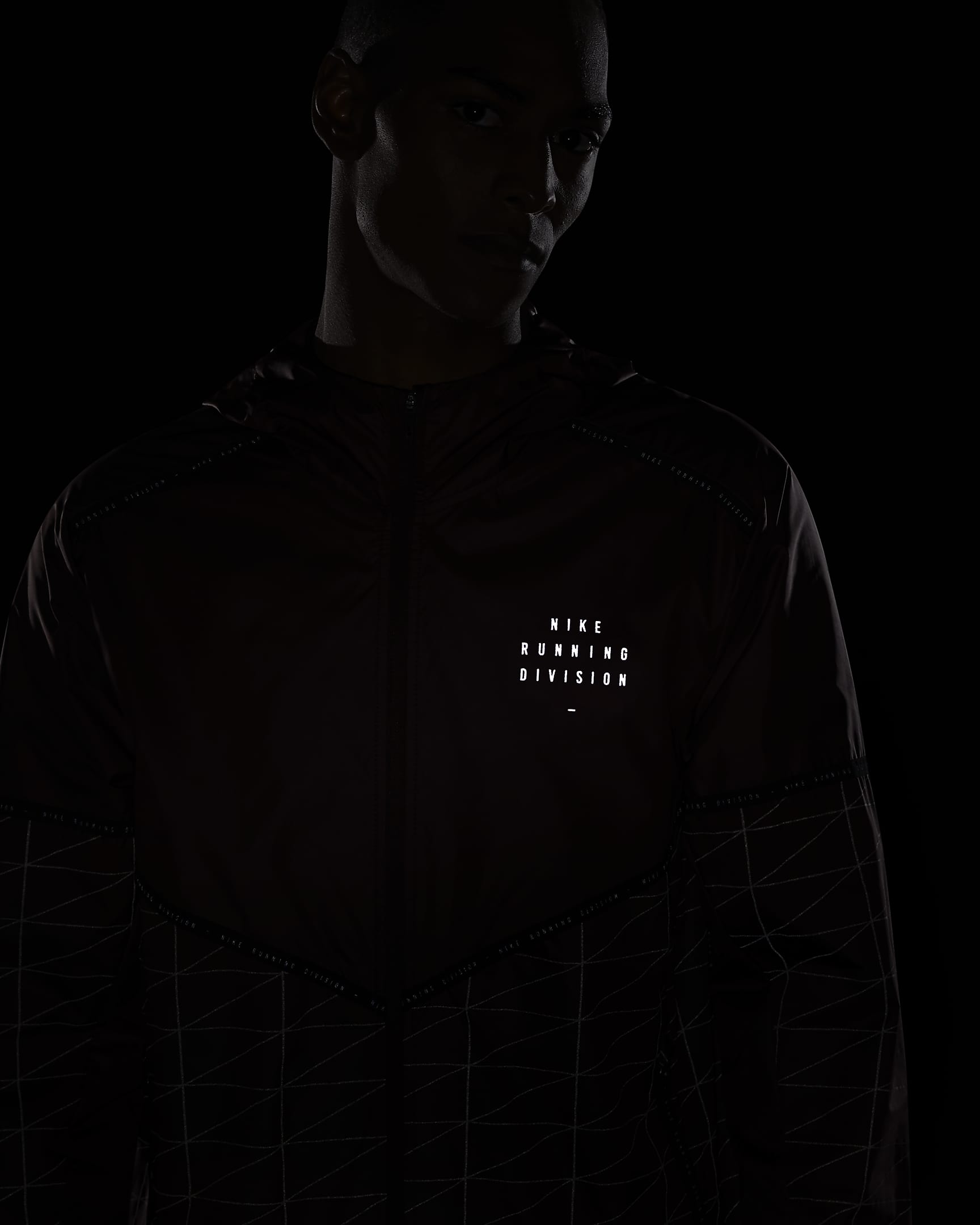 Nike Flash Run Division Men's Running Jacket - Mystic Dates/Black