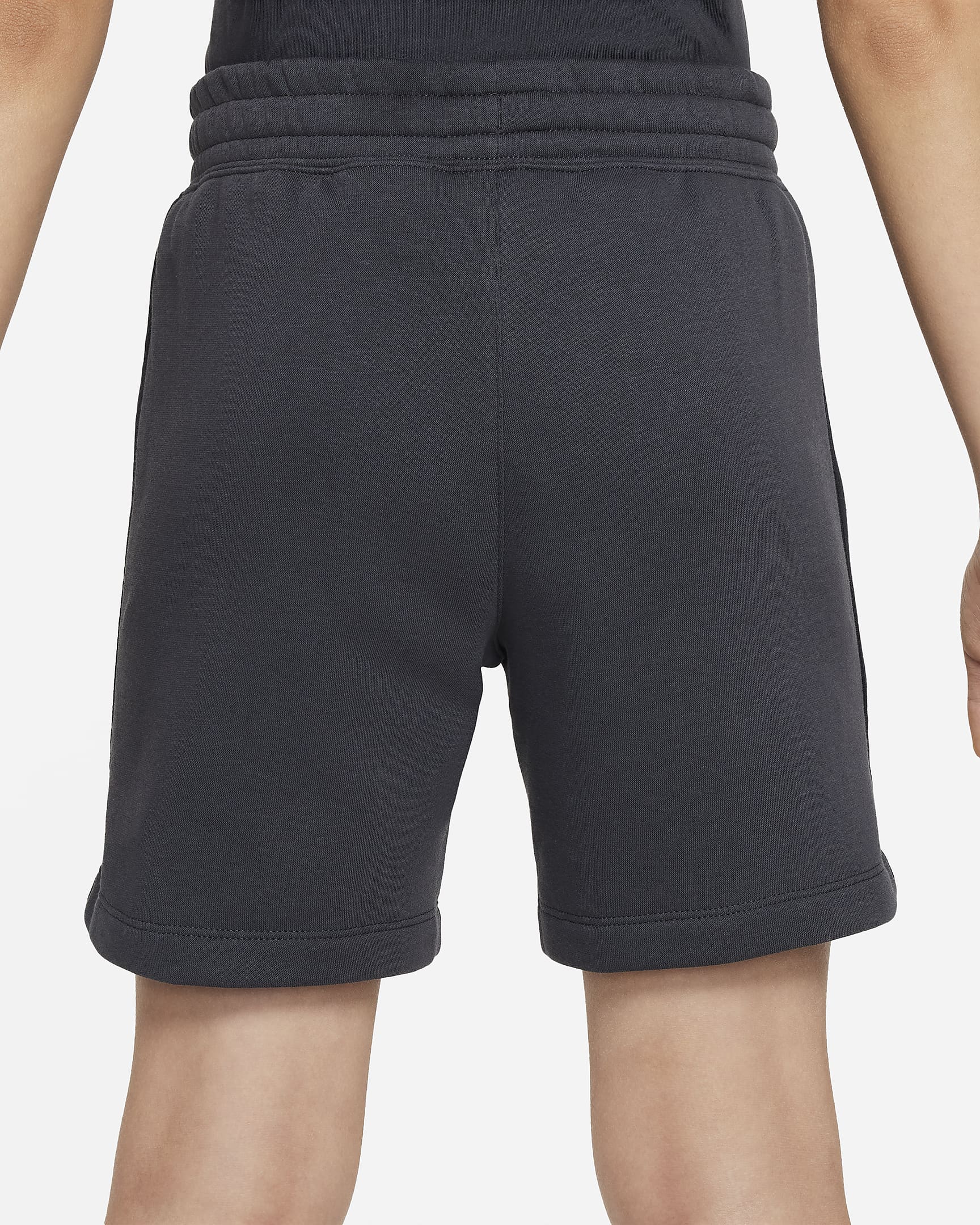 Short en tissu Fleece Nike Air pour ado (garçon) - Dark Smoke Grey/Noir