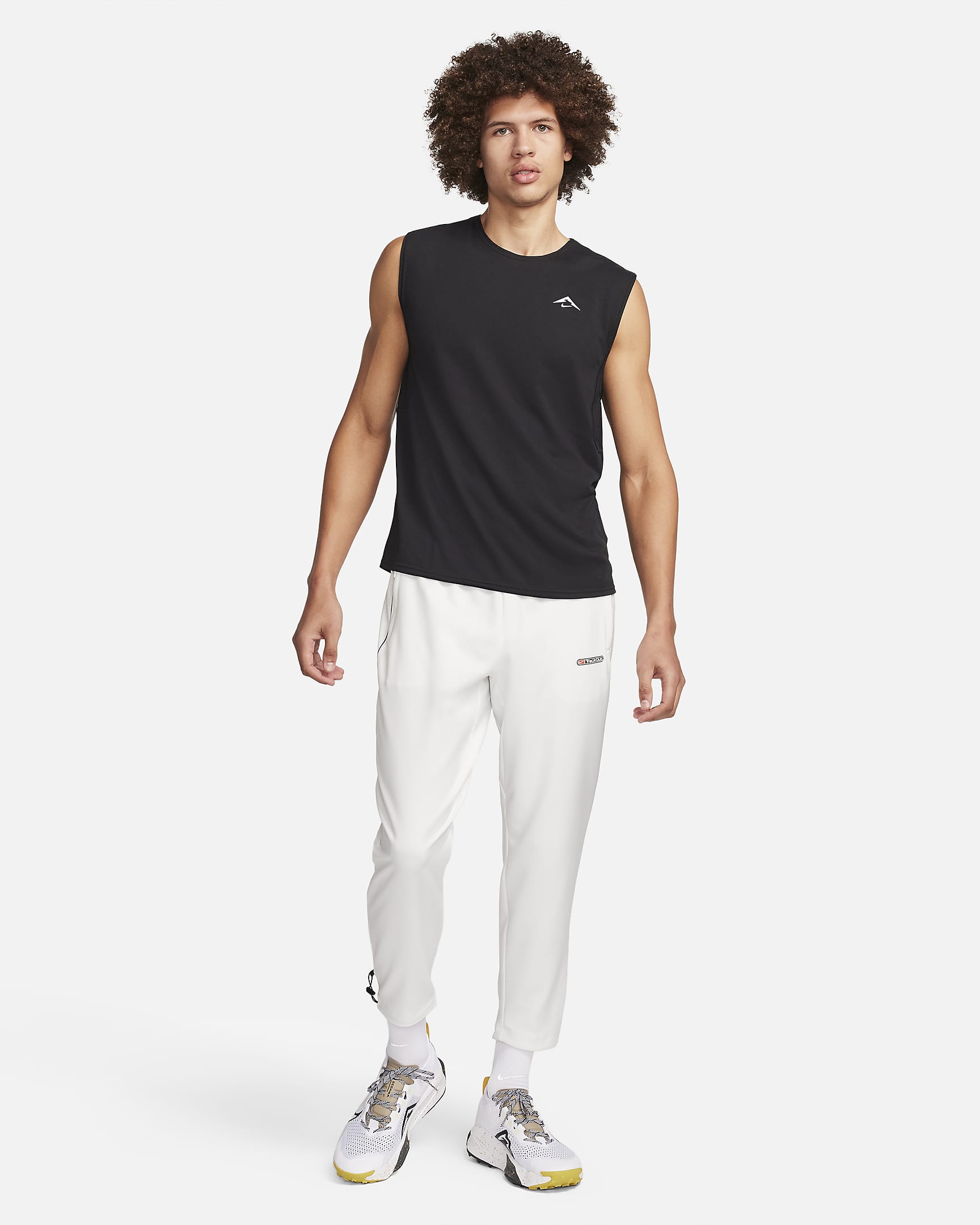 Ärmelloses Nike Solar Chase Dri-FIT-Laufoberteil für Herren - Schwarz/Anthracite/Summit White