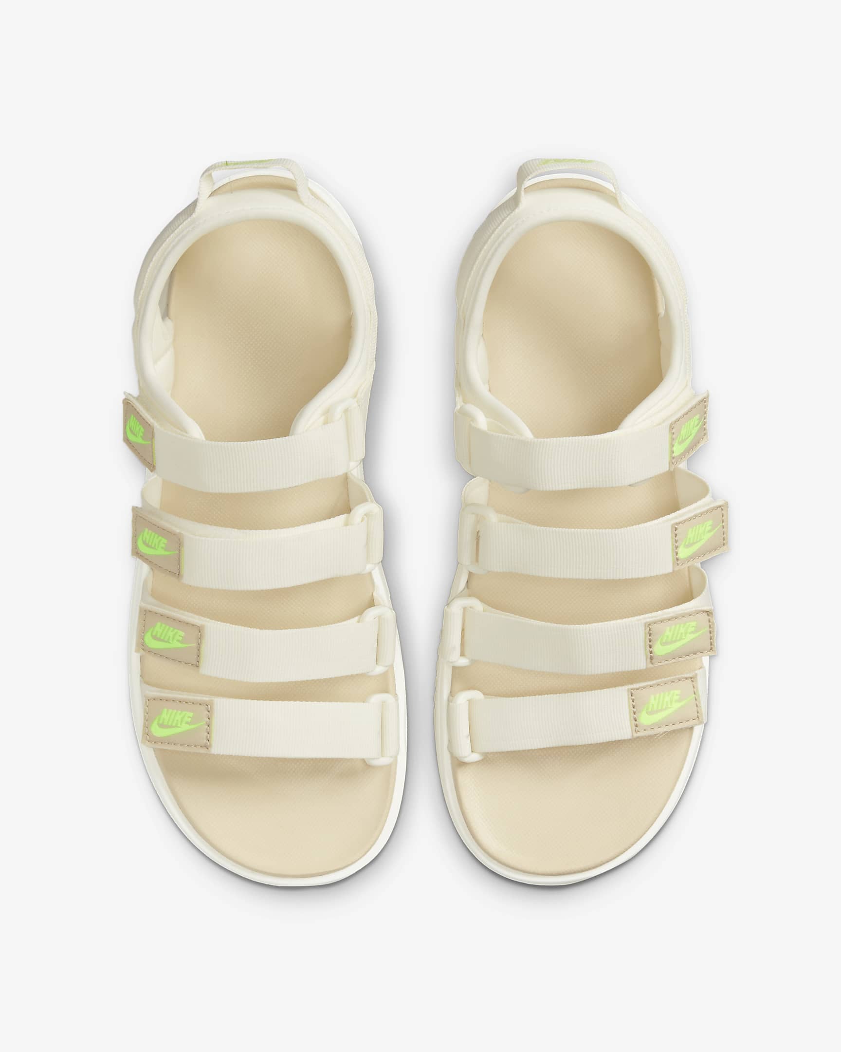 Nike Icon Classic Women's Sandals - Sail/Sand Drift/Ghost Green