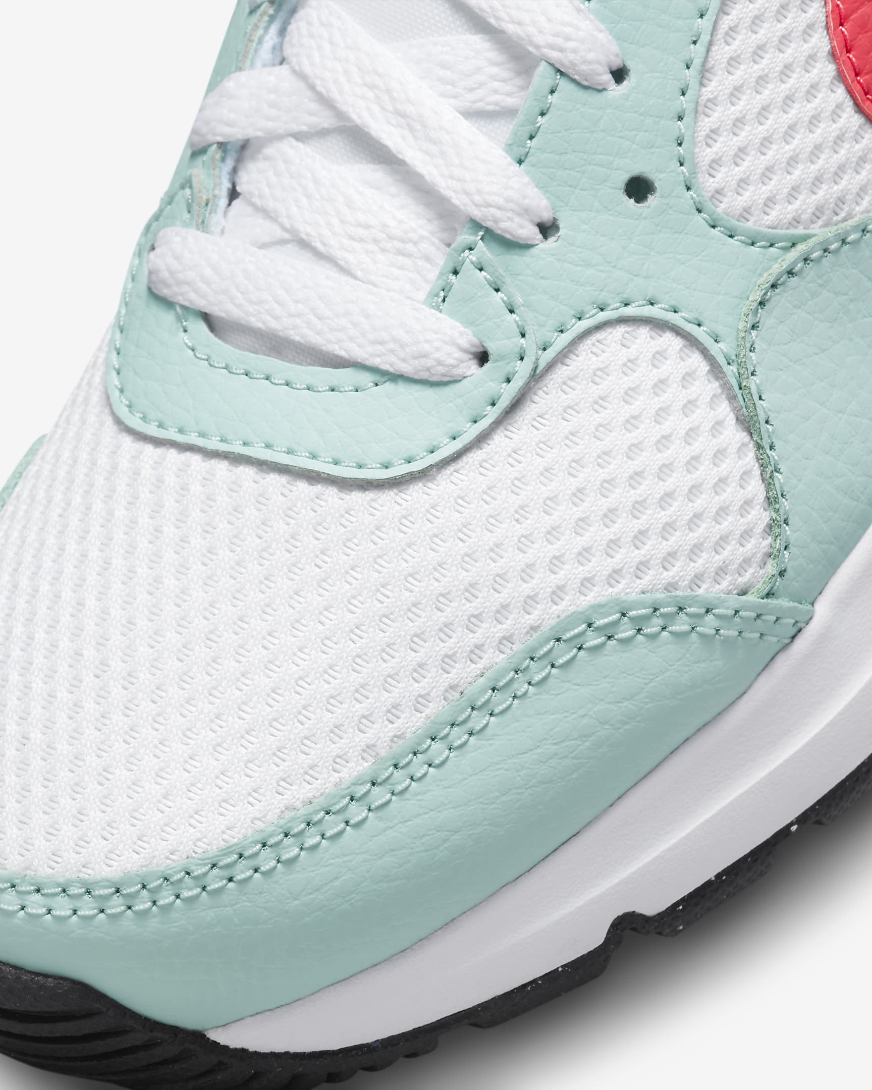 Nike Air Max SC Damesschoenen - Wit/Jade Ice/Zwart/Light Fusion Red