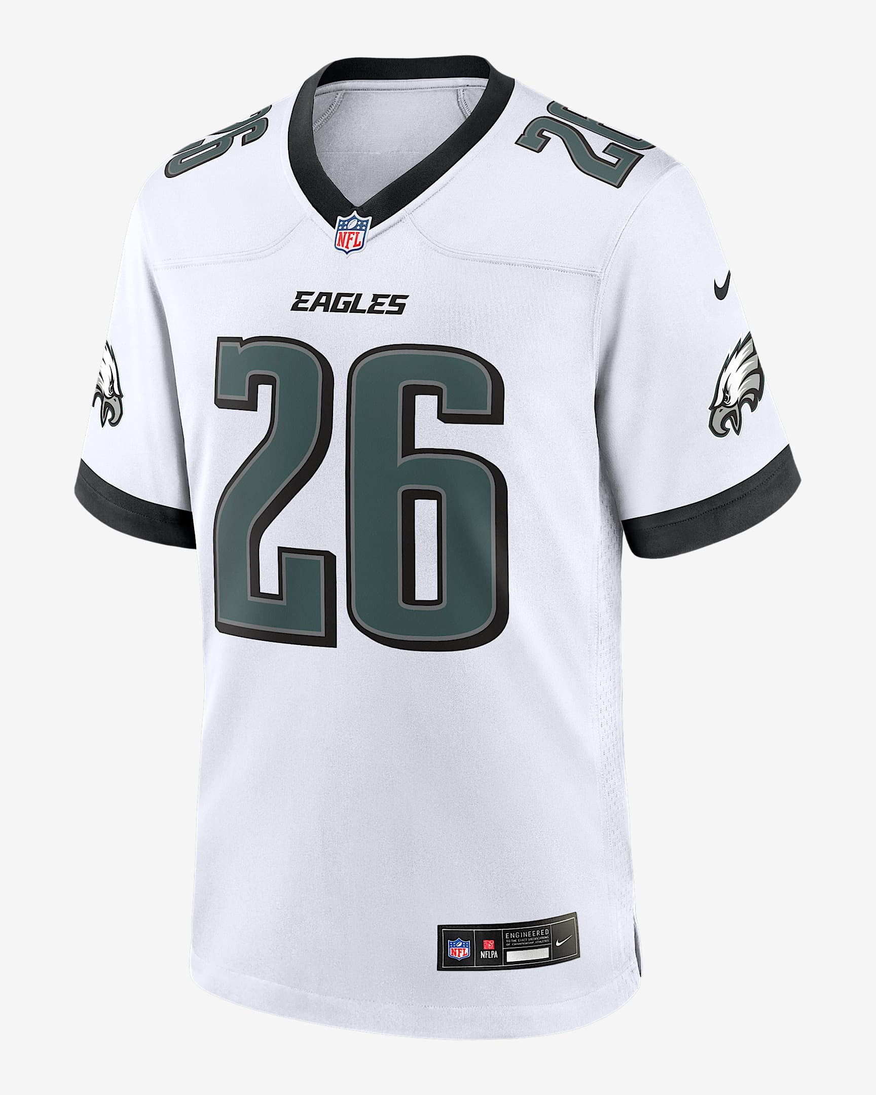 Saquon Barkley Philadelphia Eagles Men's Nike NFL Game Jersey - White