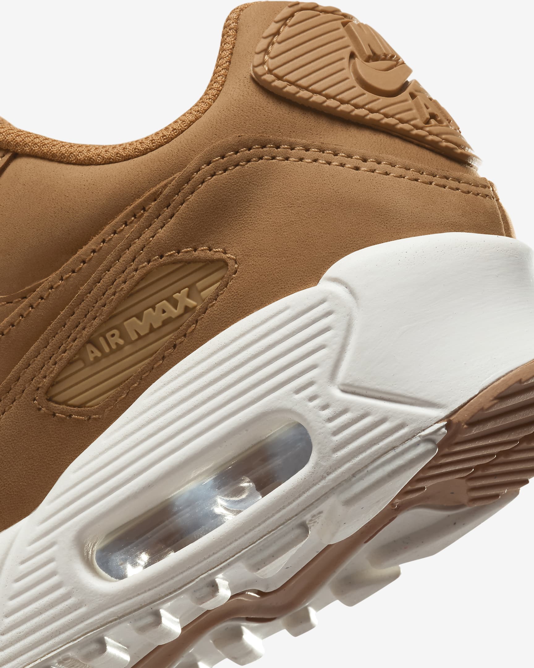 Nike Air Max 90 Older Kids' Shoe - Flax/Sail/Flax