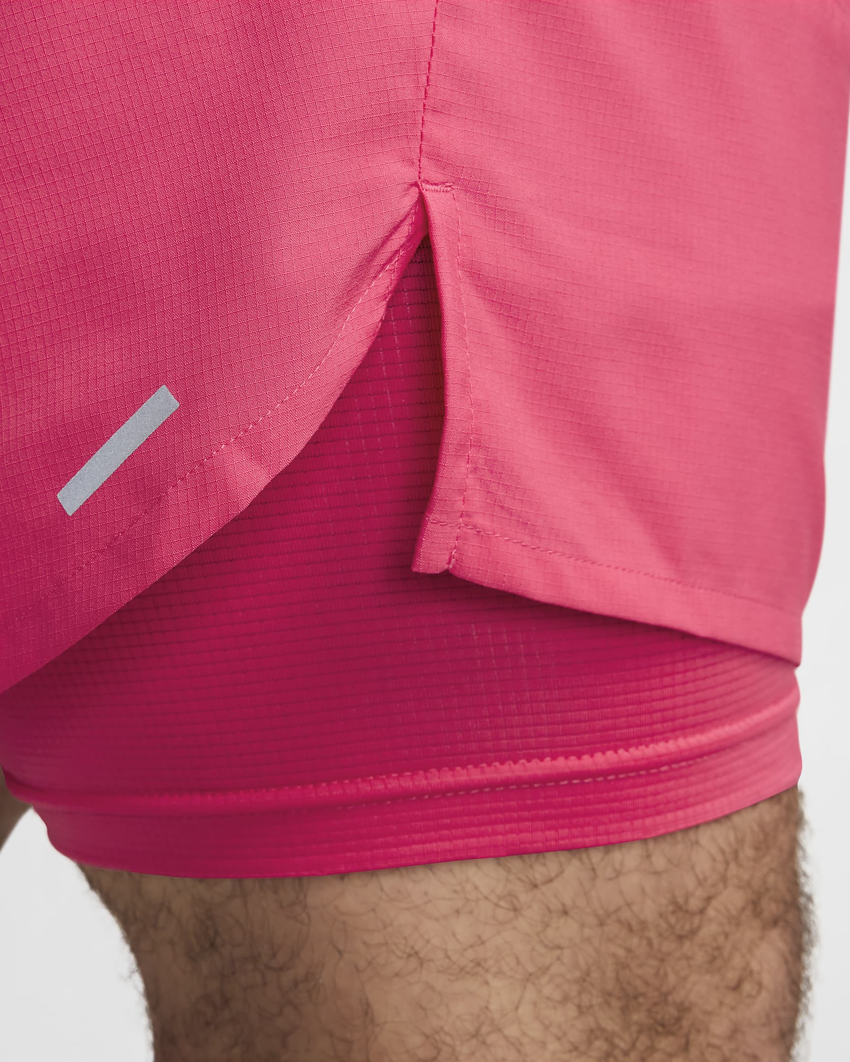 Shorts da running 2 in 1 18 cm Dri-FIT Nike Stride – Uomo - Aster Pink/Aster Pink/Nero