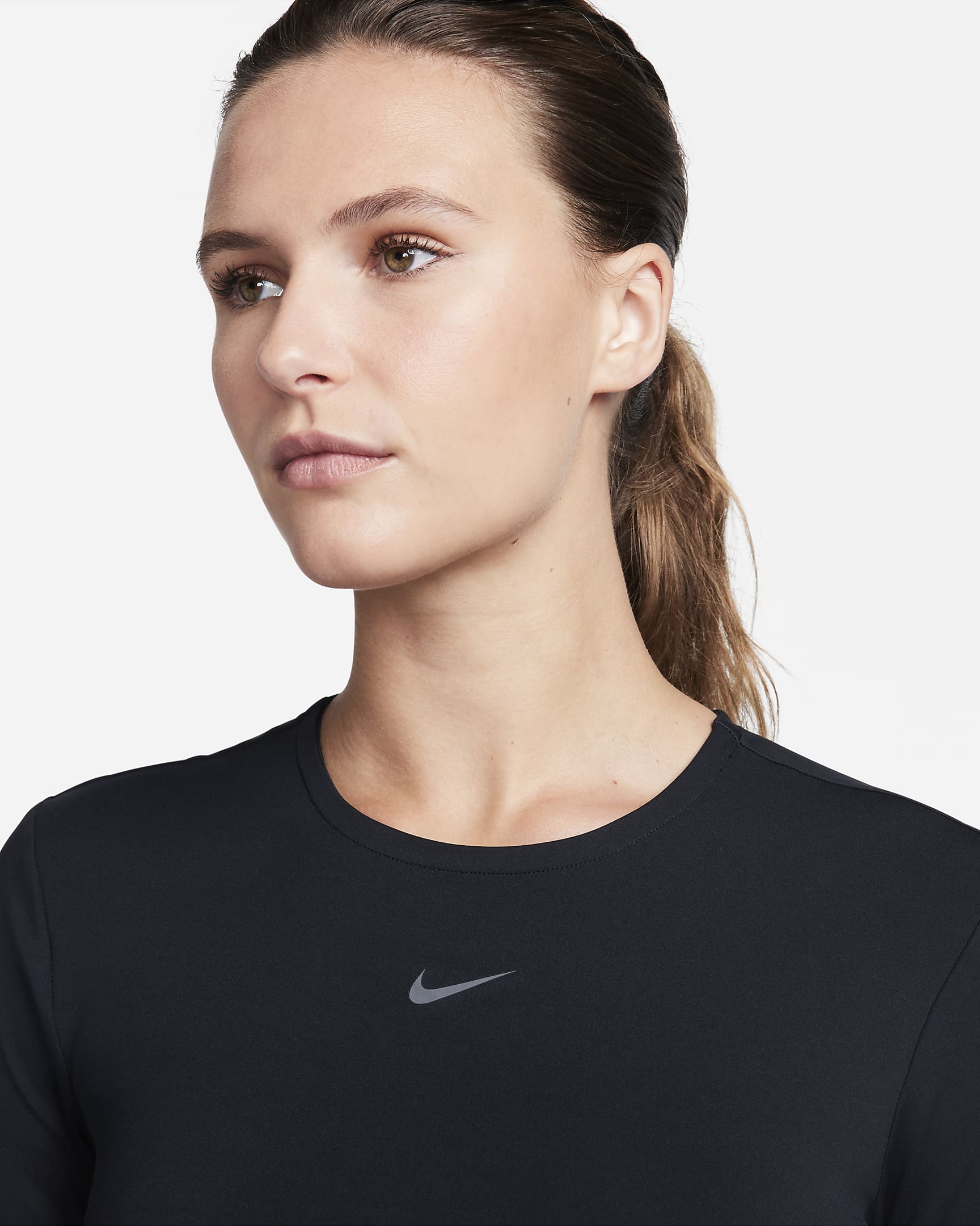 Nike Pro Dri Fit Womens Cropped Long Sleeve Top Nike Lu