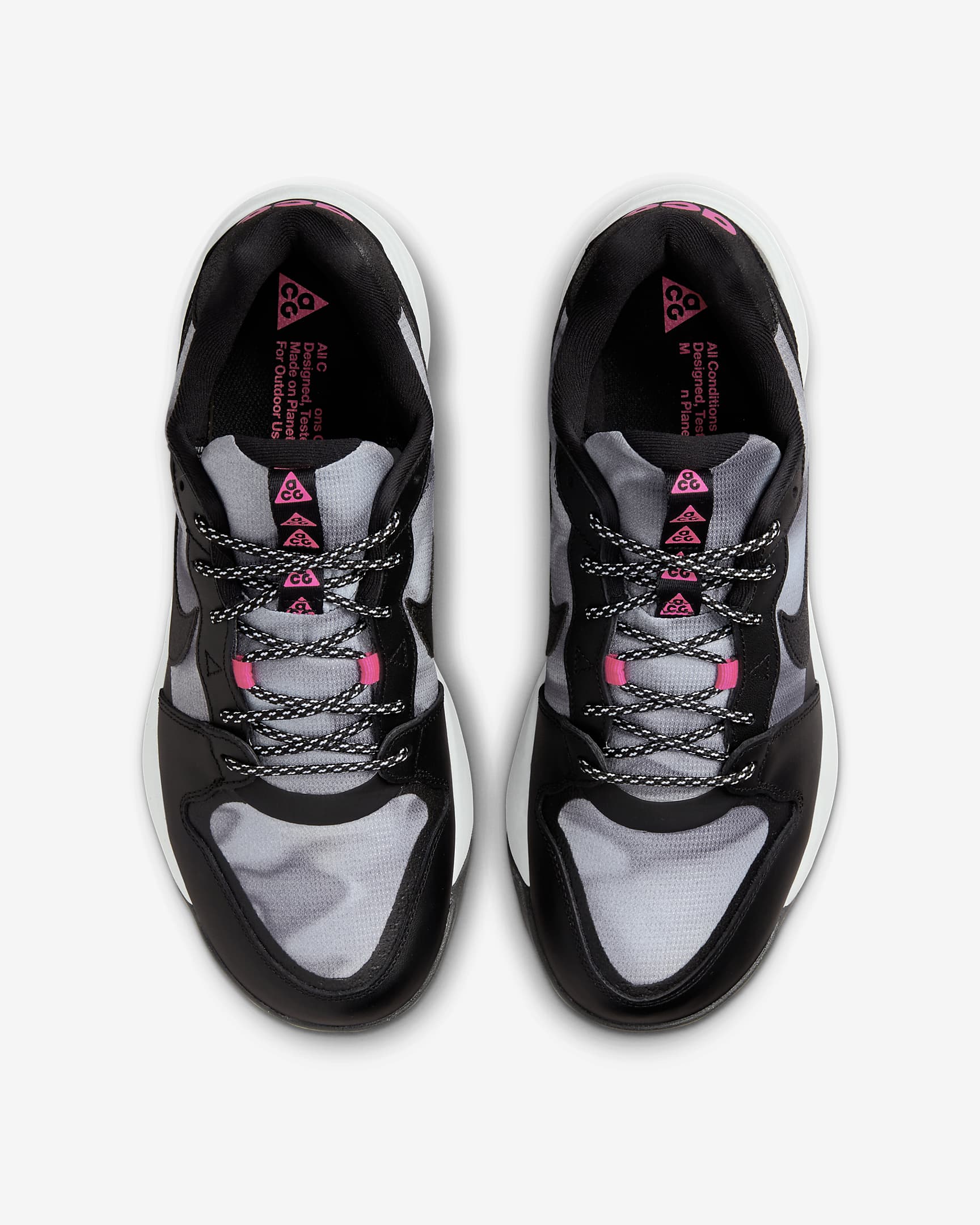 Nike ACG Lowcate SE Men's Shoes - Black/Hyper Pink/Wolf Grey/Black