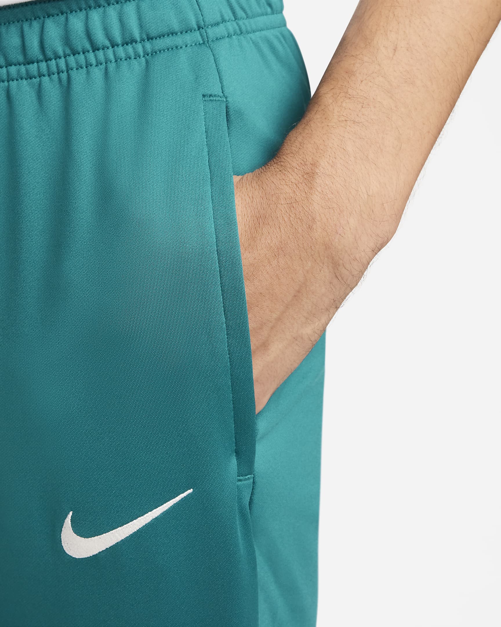 Portugal Strike Men's Nike Dri-FIT Football Knit Pants - Geode Teal/Kinetic Green/Sail