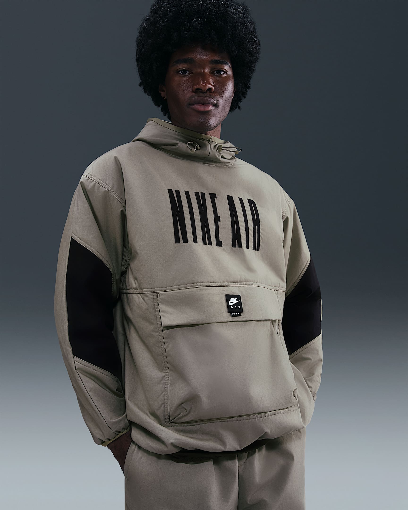 Nike Air Men's Loose Insulated Jacket - Light Army/Black