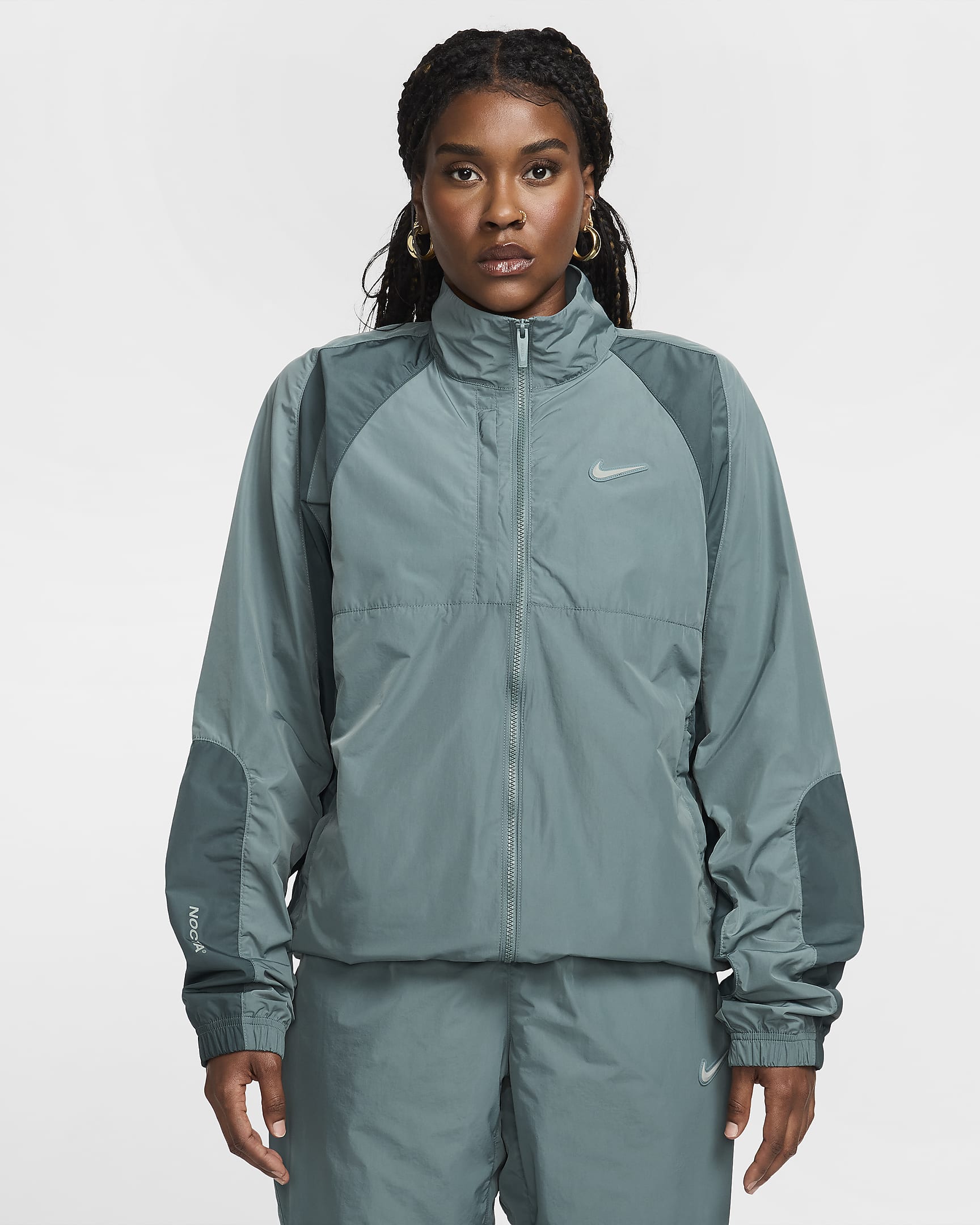 Track jacket Northstar in nylon NOCTA - Mineral Slate/Faded Spruce/Mica Green