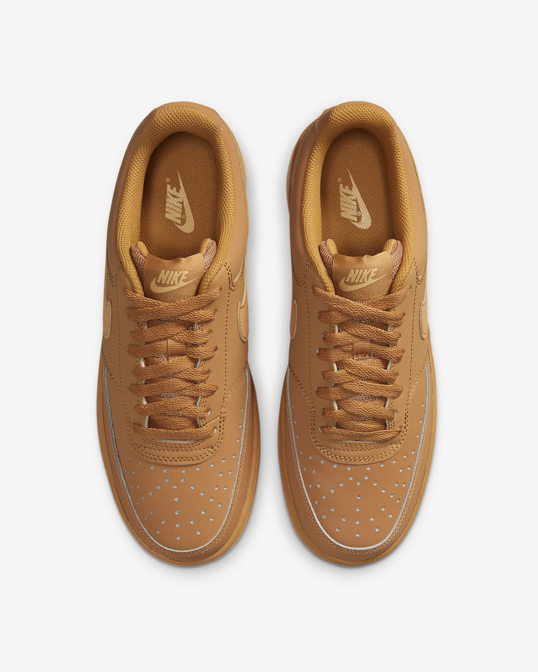 Nike Court Vision Low Shoes - Flax/Wheat/Twine/Flax