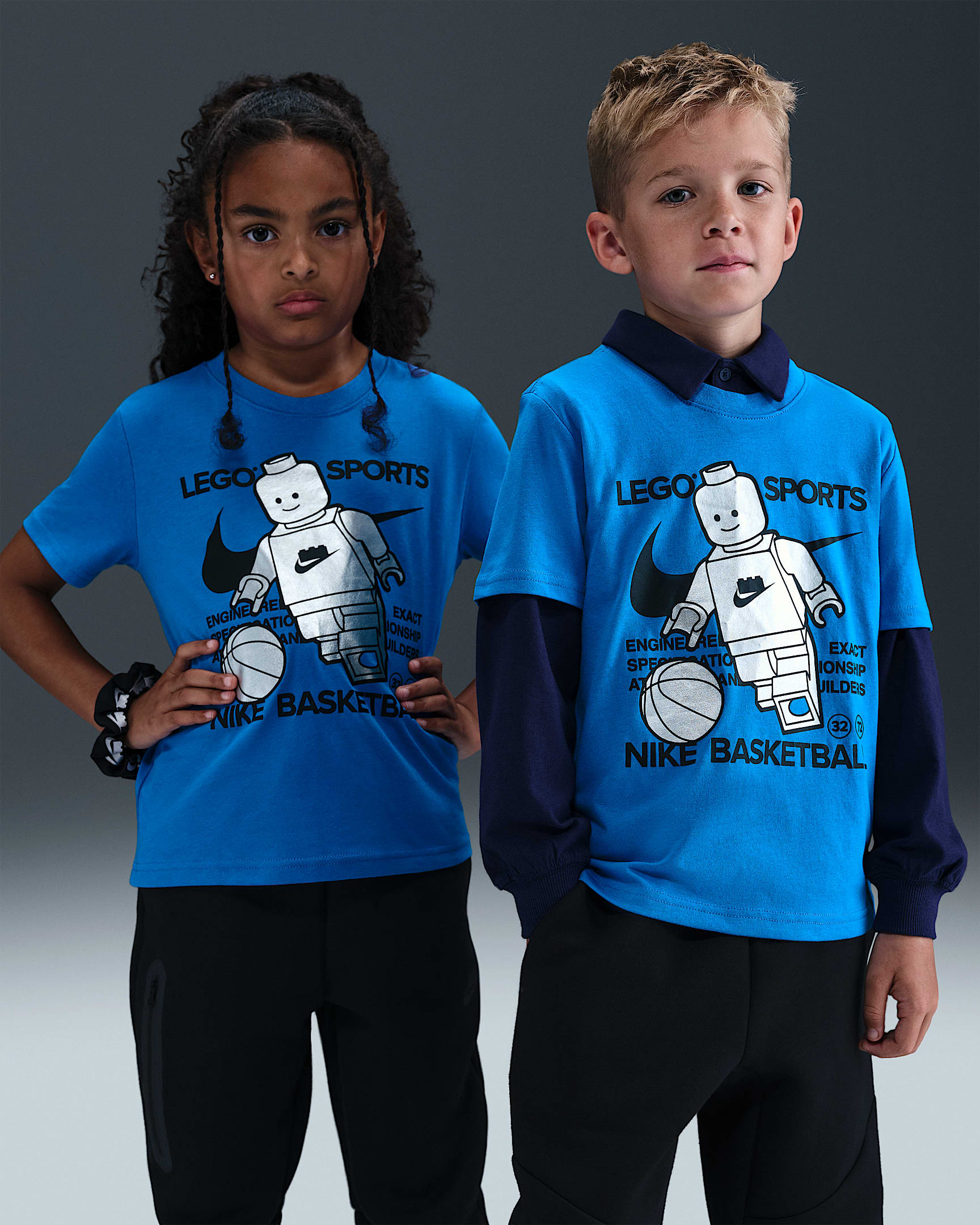 Nike x LEGO® Collection Little Kids' T-Shirt - Cobalt Bliss