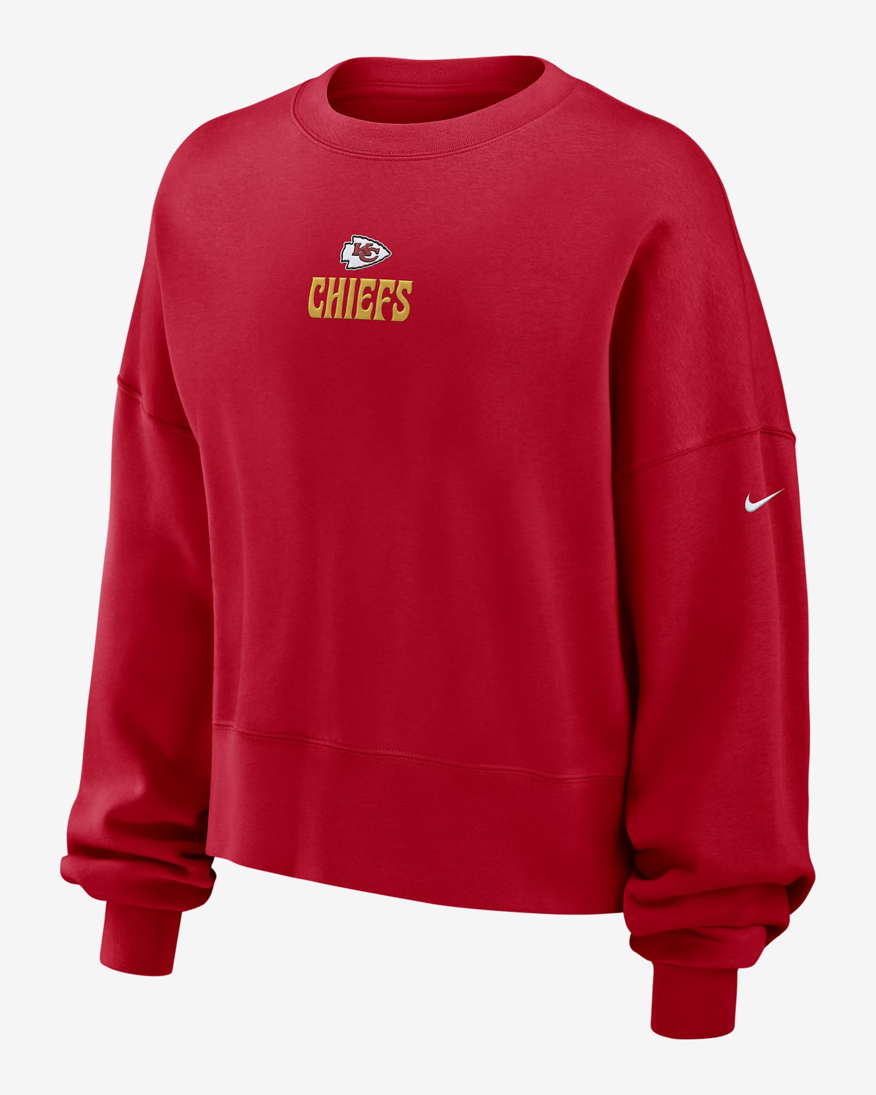 Kansas City Chiefs Rewind Women's Nike NFL Pullover Crew - University Red