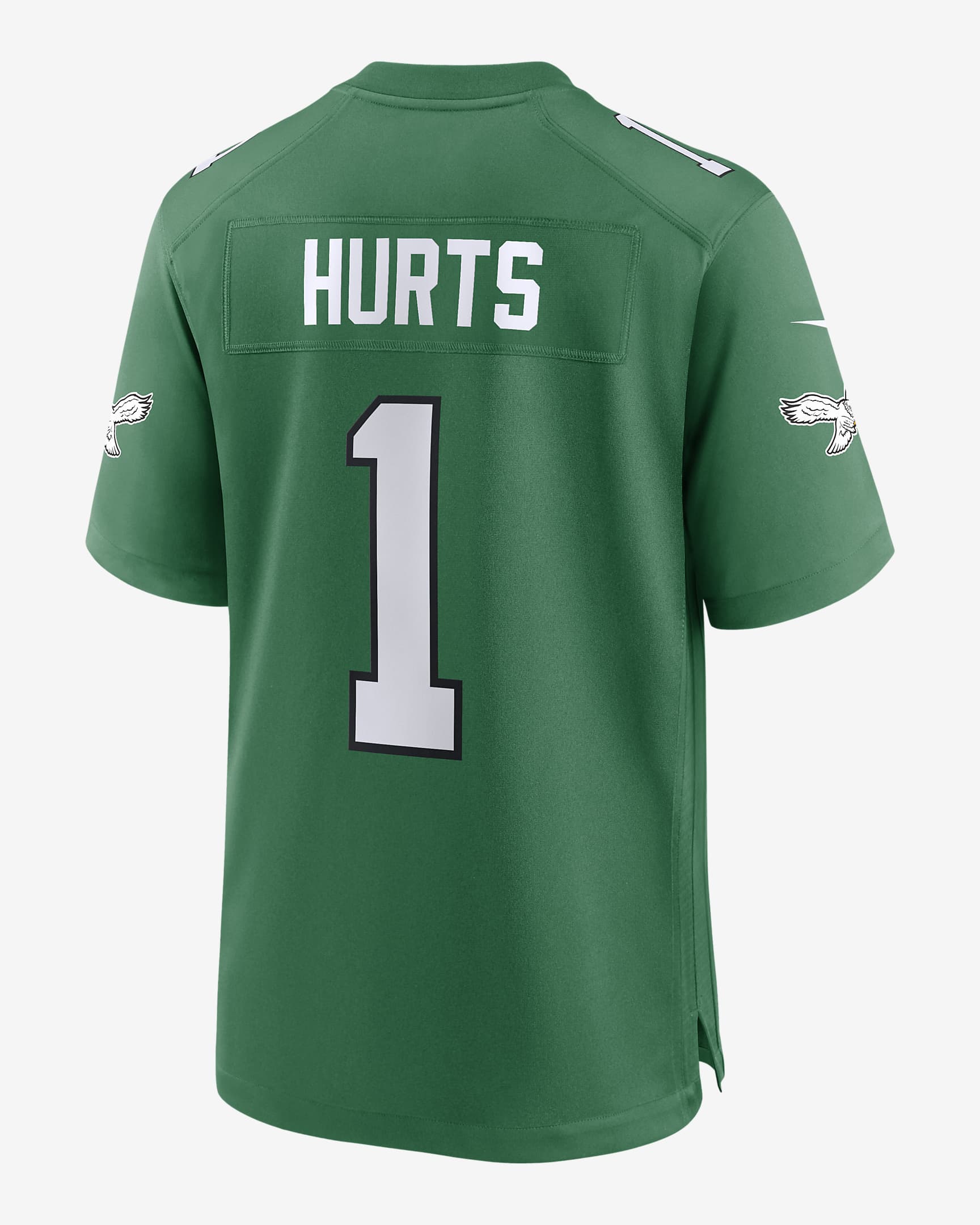 Jersey de fútbol americano Nike de la NFL Game para hombre Jalen Hurts Philadelphia Eagles - Verde Kelly