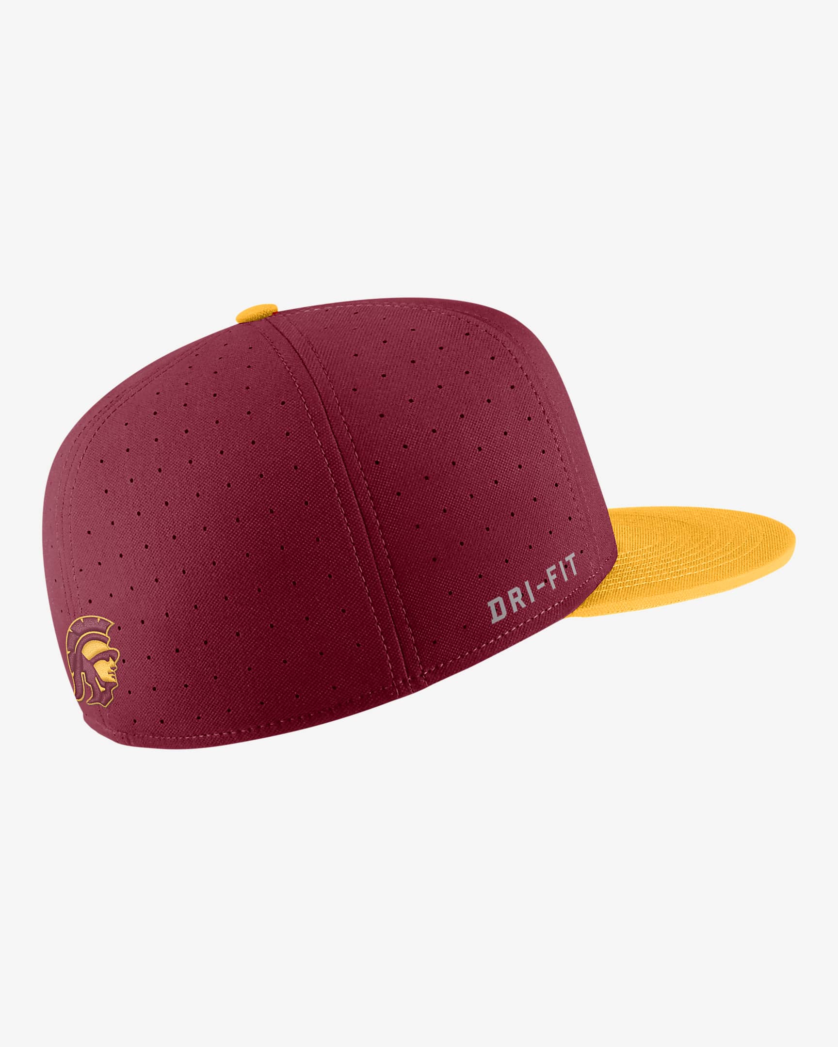 Gorro de béisbol ajustado Nike College USC - Carmesí team