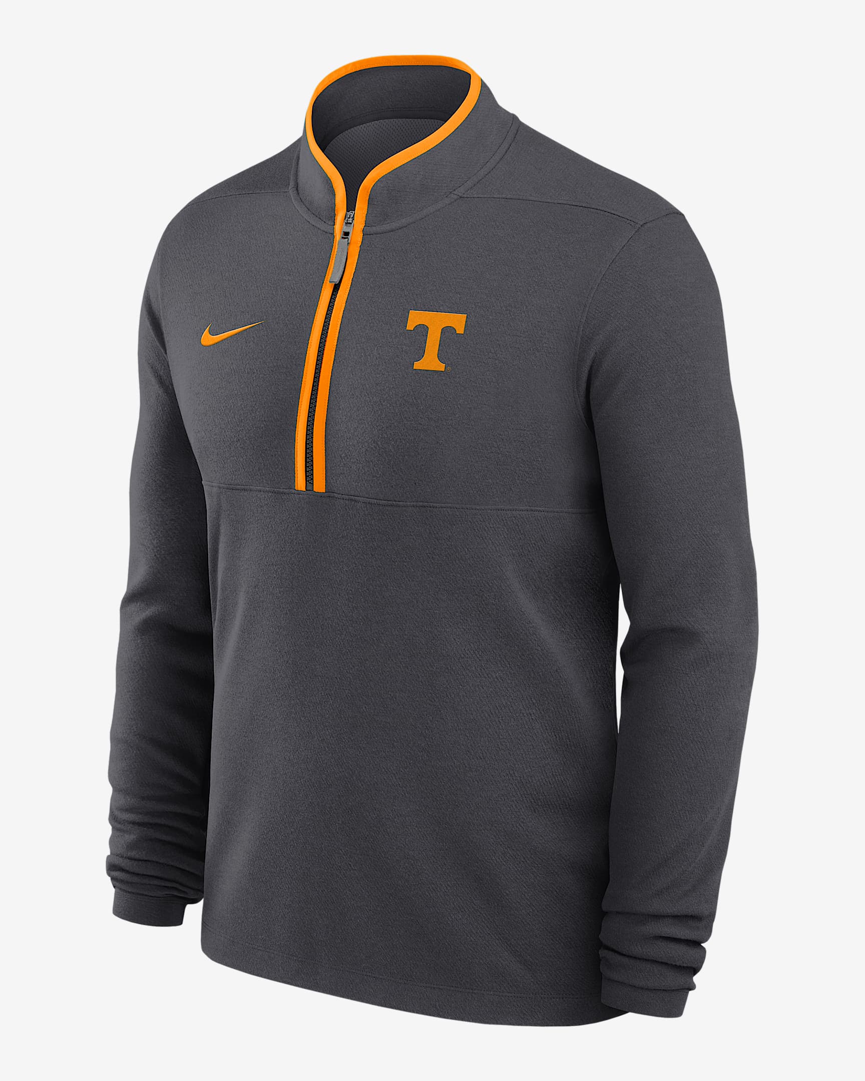 Tennessee Victory Men's Nike Dri-FIT College 1/2-Zip Long-Sleeve Top - Anthracite