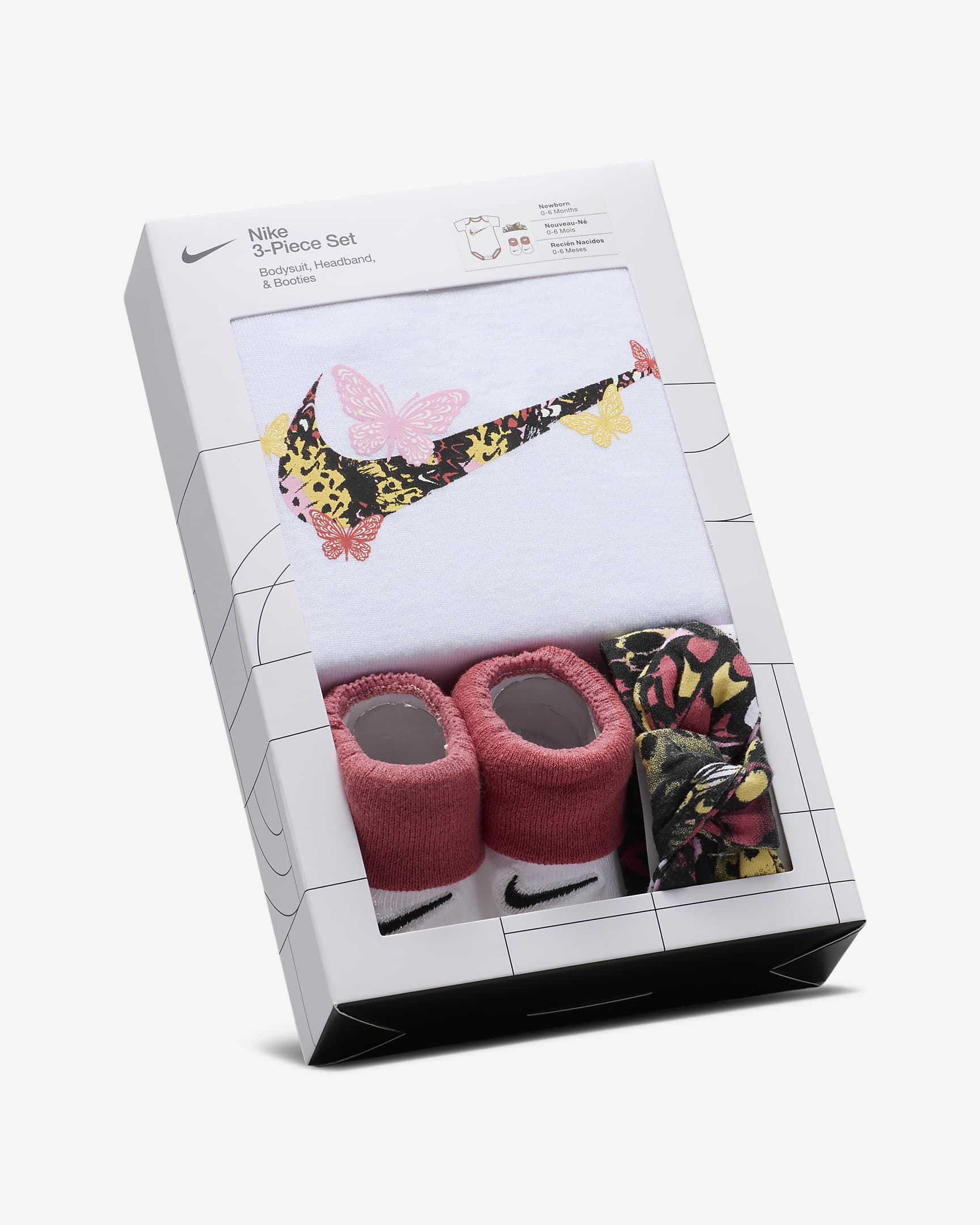 Conjunto de 3 piezas en caja para bebé Nike Metamorph. Nike.com