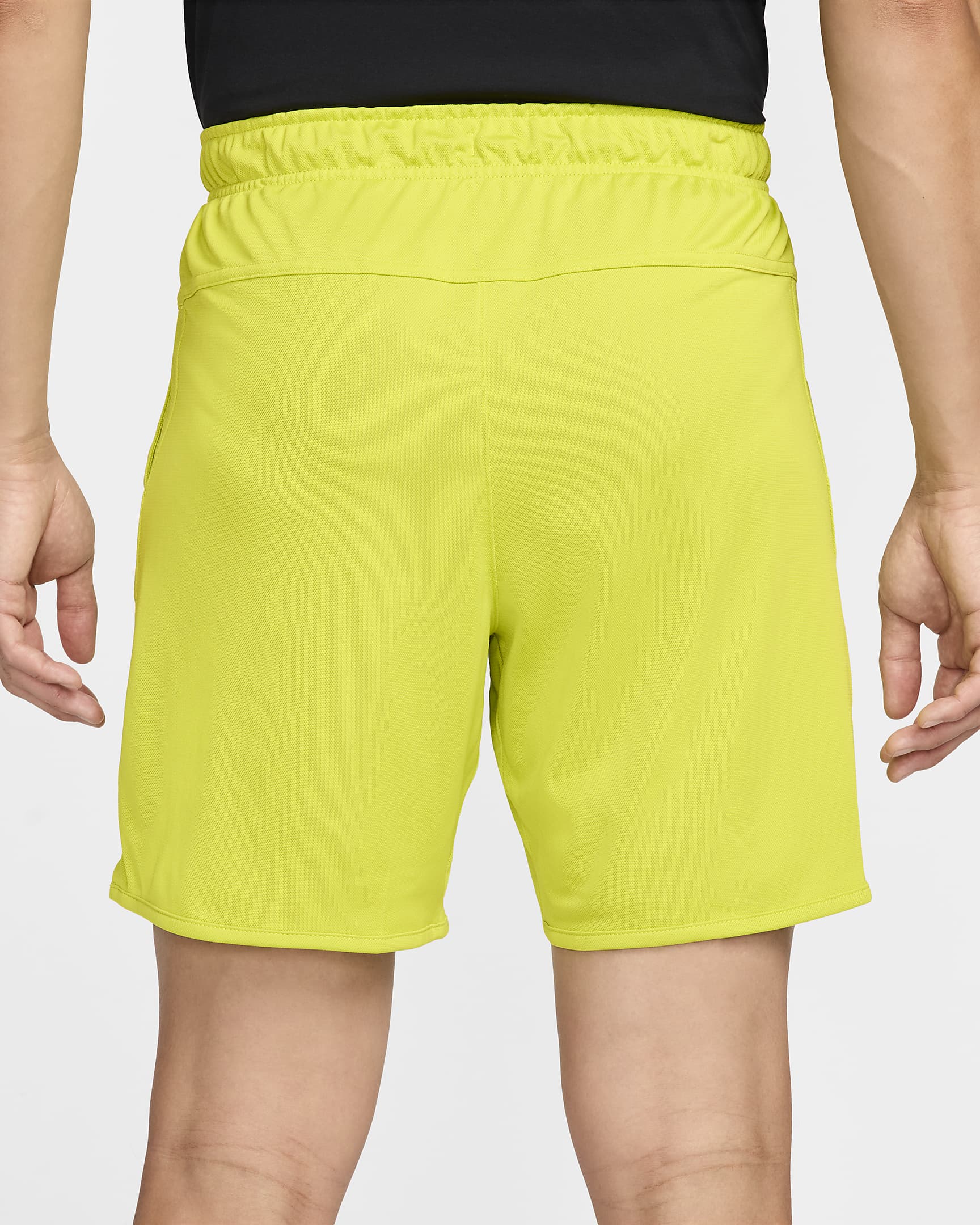 Nike Totality Men's 18cm (approx.) Dri-FIT Unlined Versatile Shorts - Bright Cactus/Black