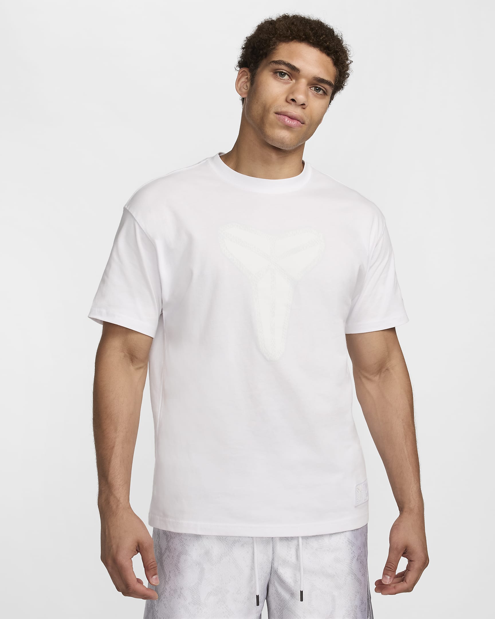 T-shirt de basket Max90 KB pour homme - Blanc