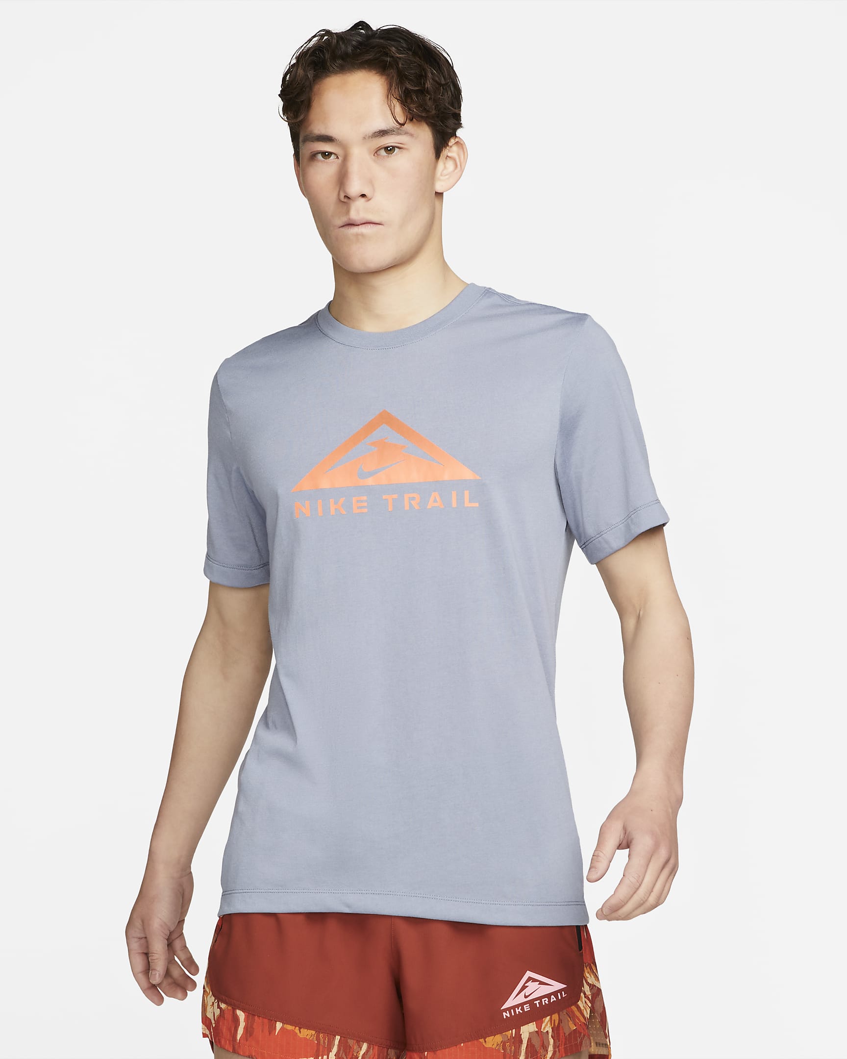 Nike Dri-FIT Short-Sleeve Trail Running T-Shirt - Ashen Slate