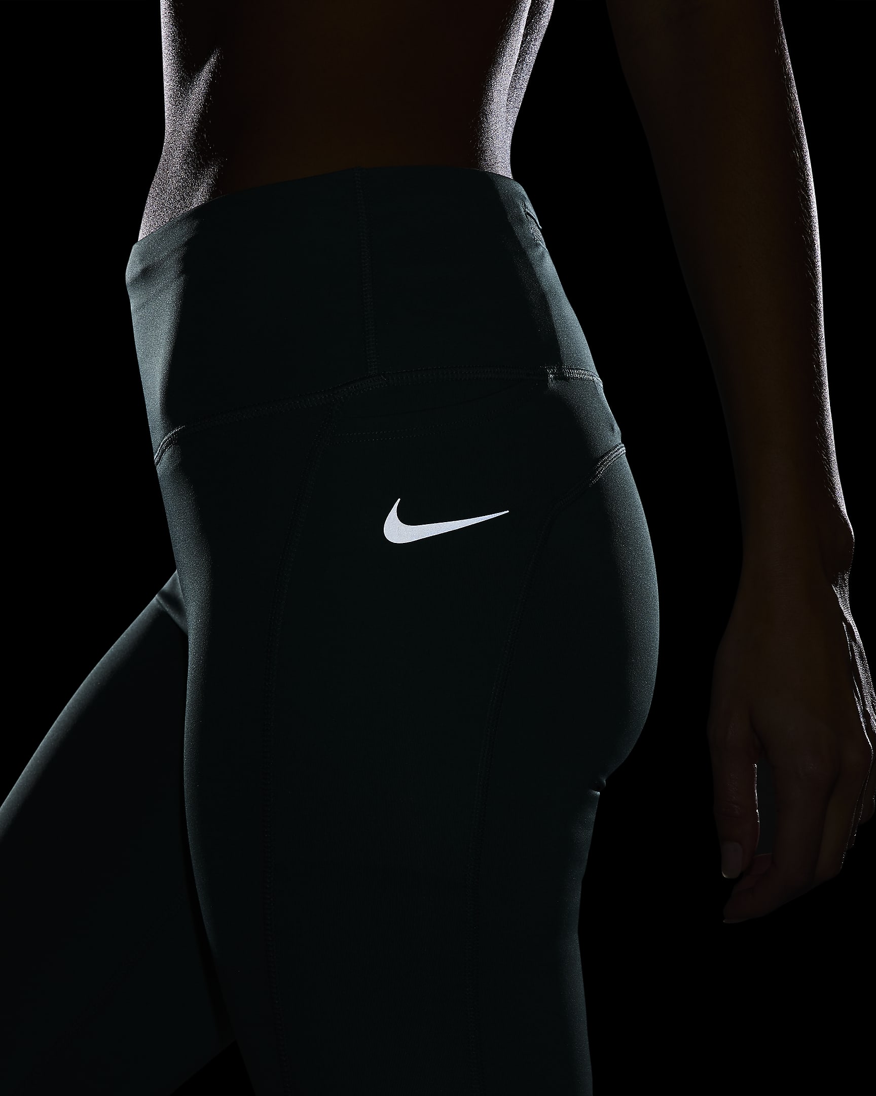 Nike Epic Fast Leggings de running de talle medio con bolsillo - Mujer - Bicoastal