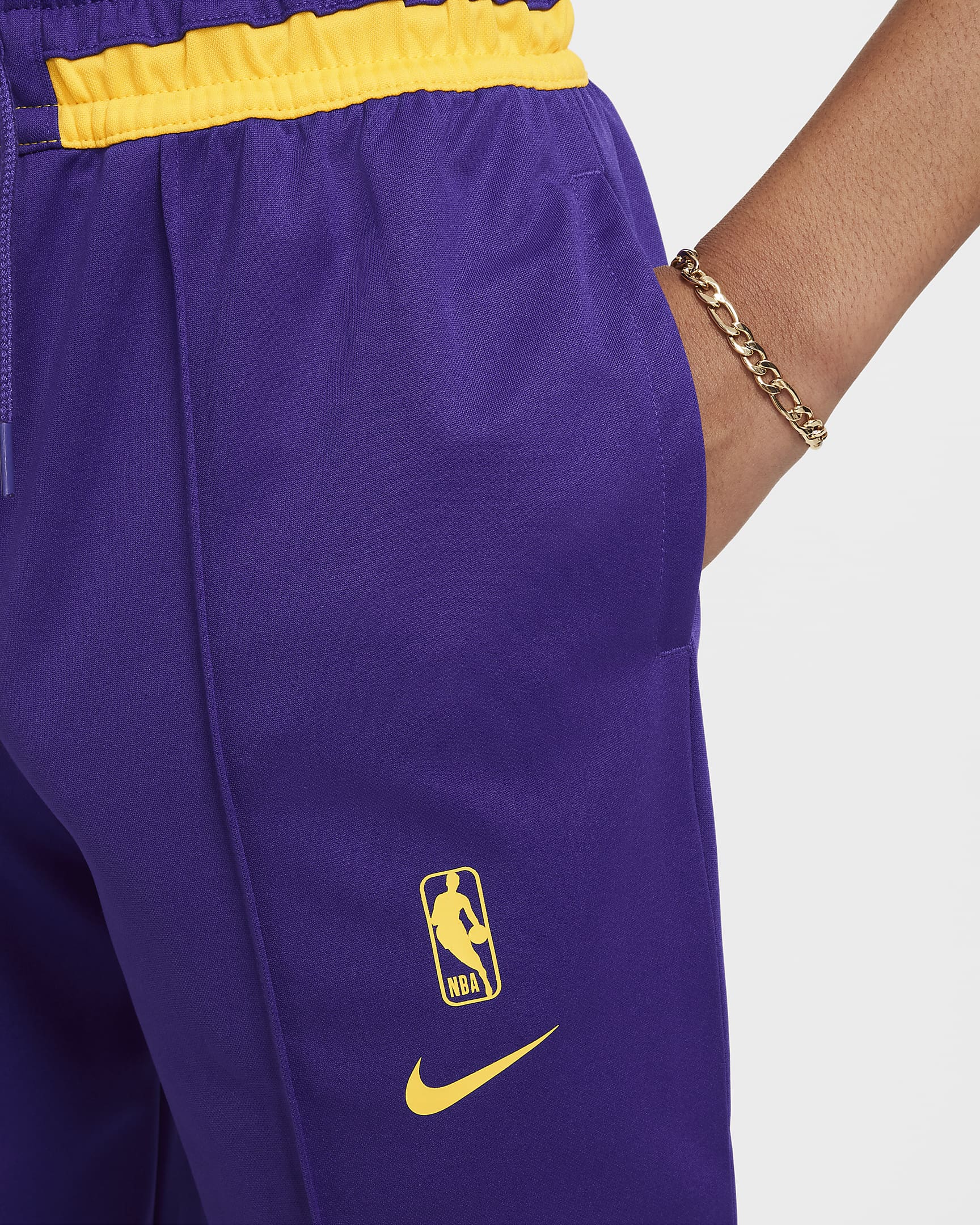 Los Angeles Lakers Starting 5 Older Kids' Nike Dri-FIT NBA Tracksuit - Field Purple