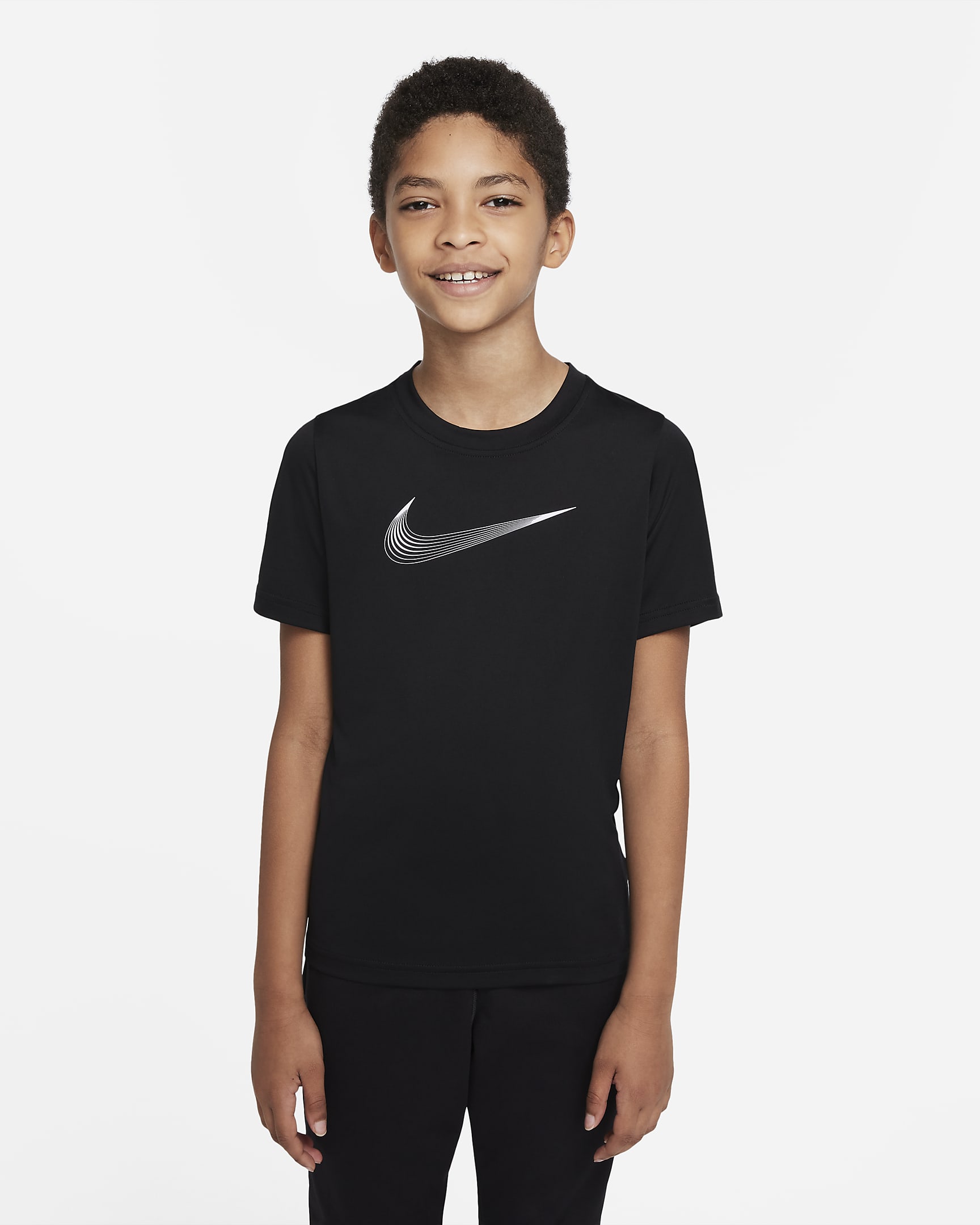 Nike Dri-FIT Older Kids' (Boys') Short-Sleeve Training Top. Nike SG