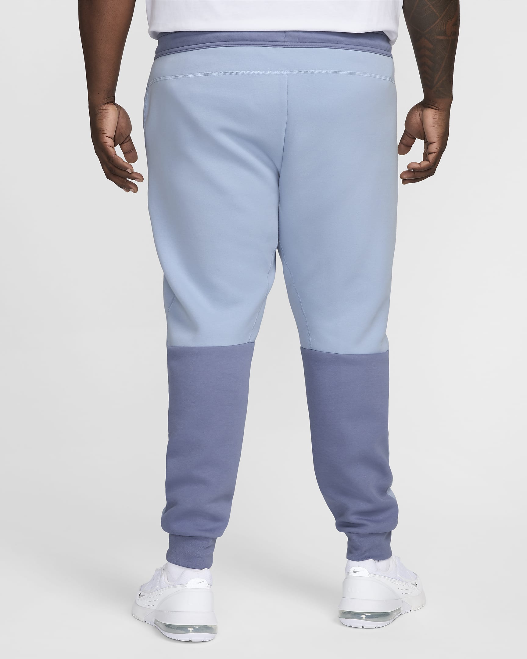 Pantalon de jogging Nike Sportswear Tech Fleece pour homme - Light Armory Blue/Ashen Slate/Blanc