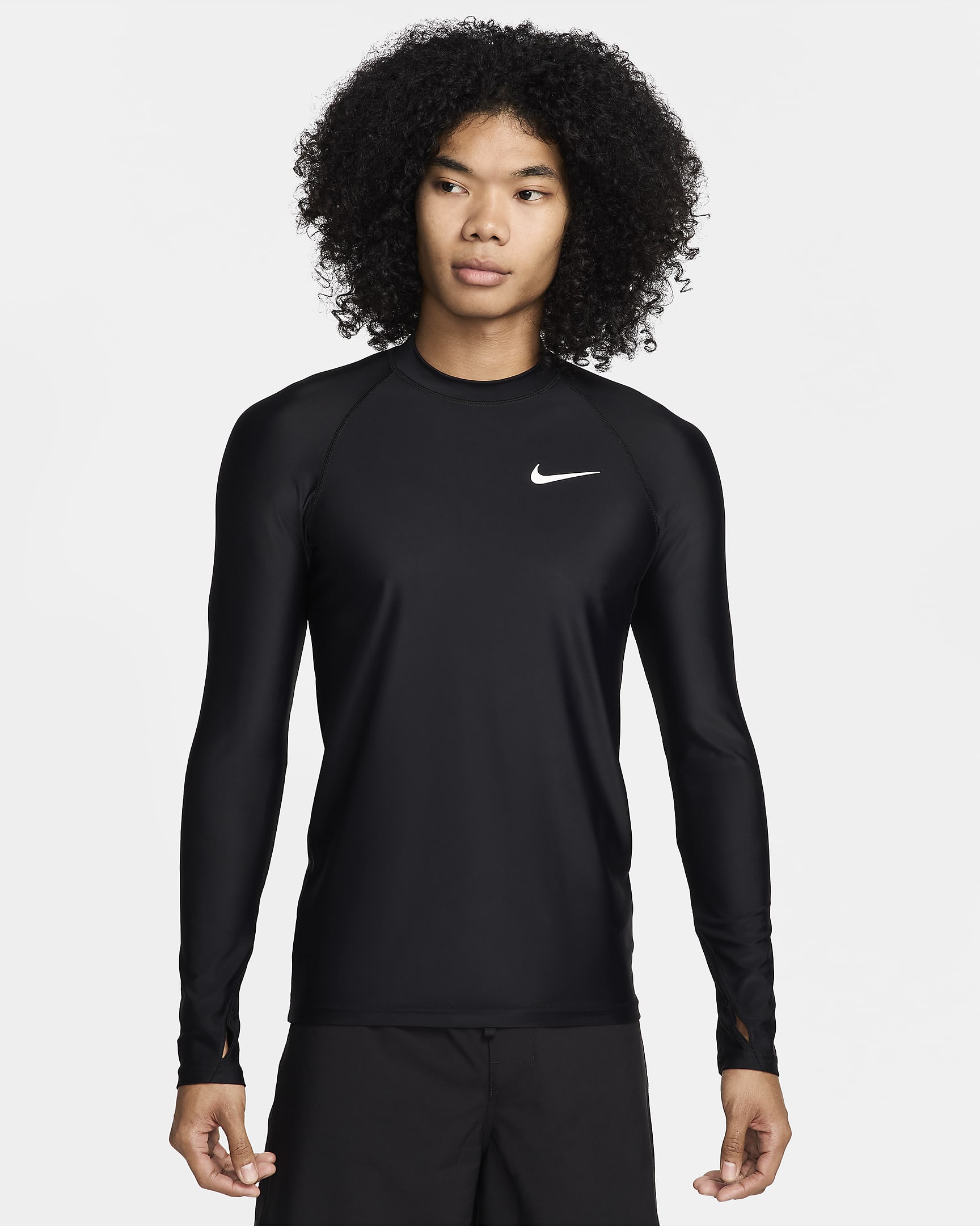 Rashguard de manga larga para hombre Nike Swim Whitewater. Nike.com