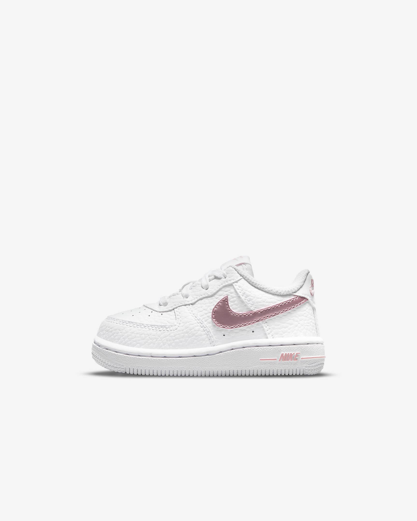 Calzado para bebé e infantil Nike Force 1 - Blanco/Rosa vidrio